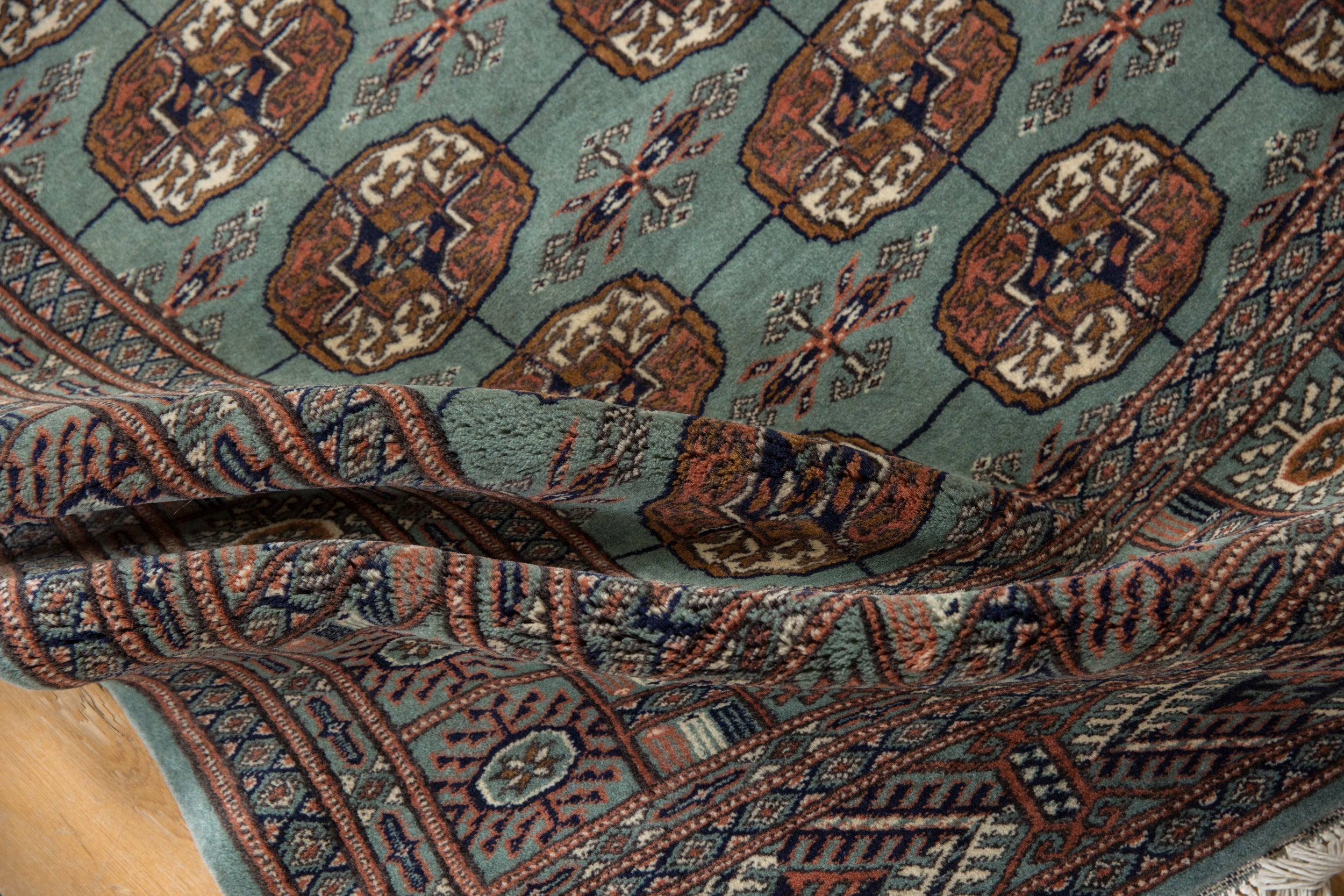 4x4.5 Vintage Fine Bokhara Square Rug by Old New House® - product image 8 for Resin Society