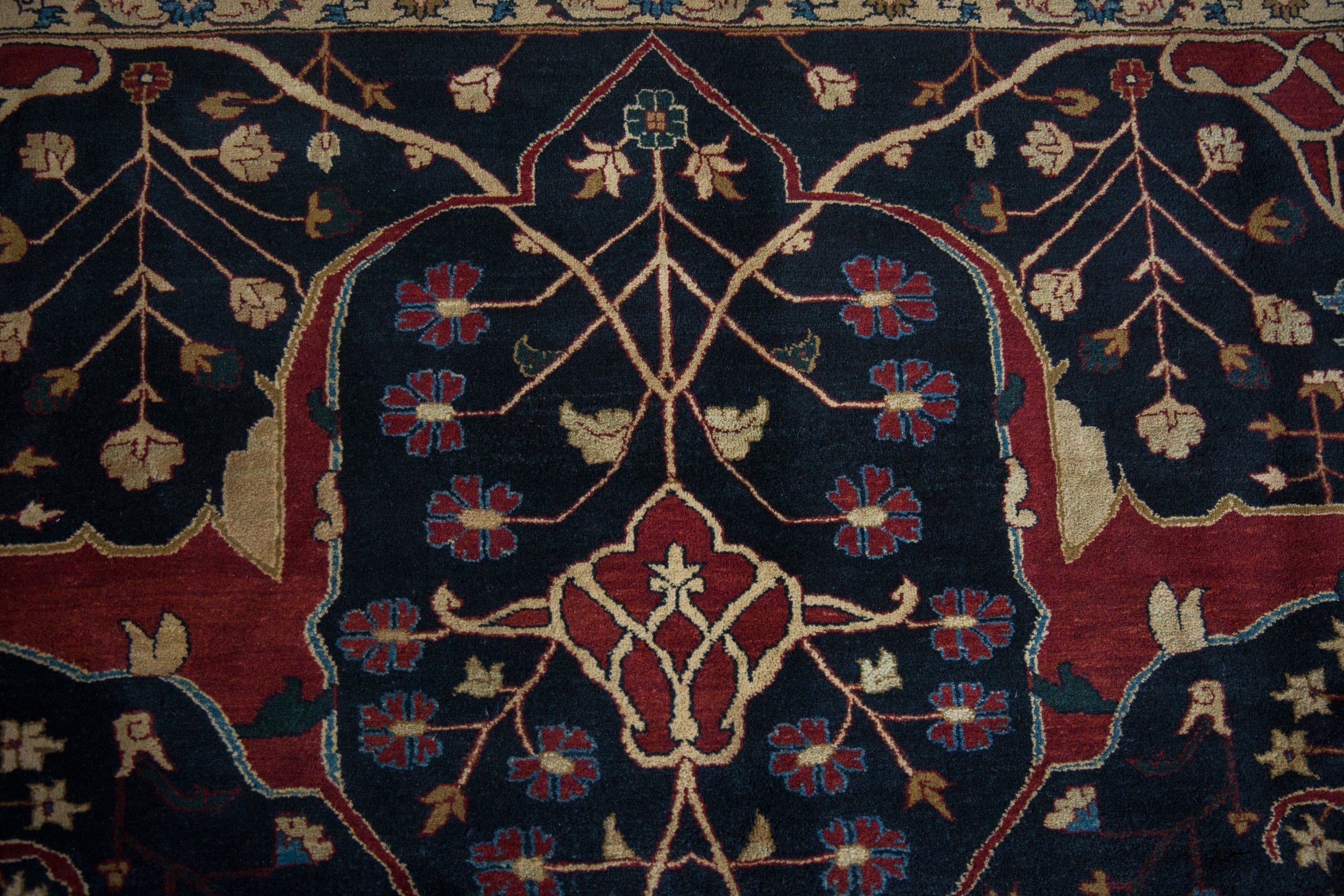 10x14 Vintage Indian Bijar Design Carpet by Old New House® - product image 3 for Resin Society