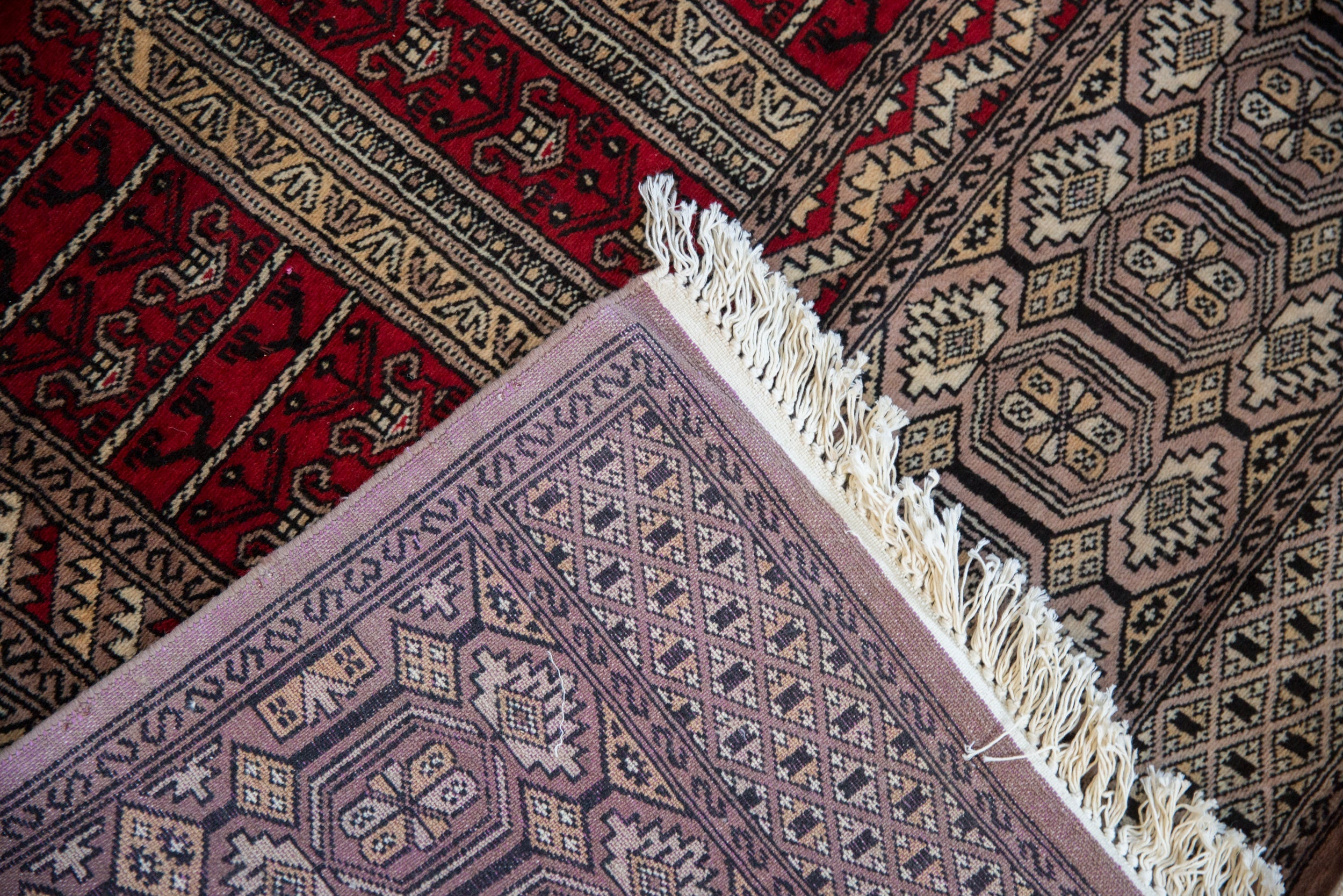 4x6 Vintage Fine Pakistani Turkmen Design Rug by Old New House® - product image 9 for Resin Society