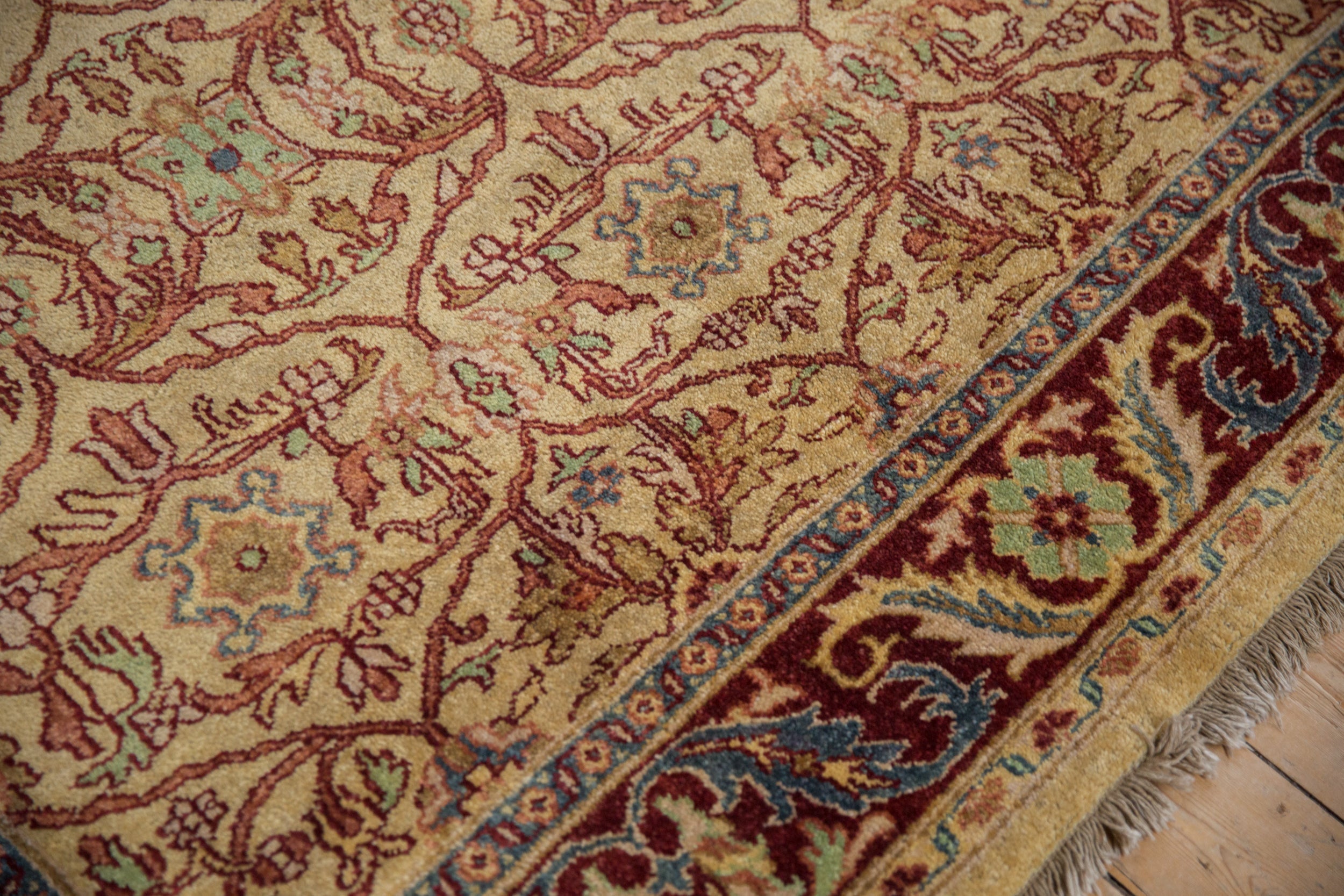 6x9 Vintage Indian Bijar Design Carpet by Old New House® - product image 4 for Resin Society