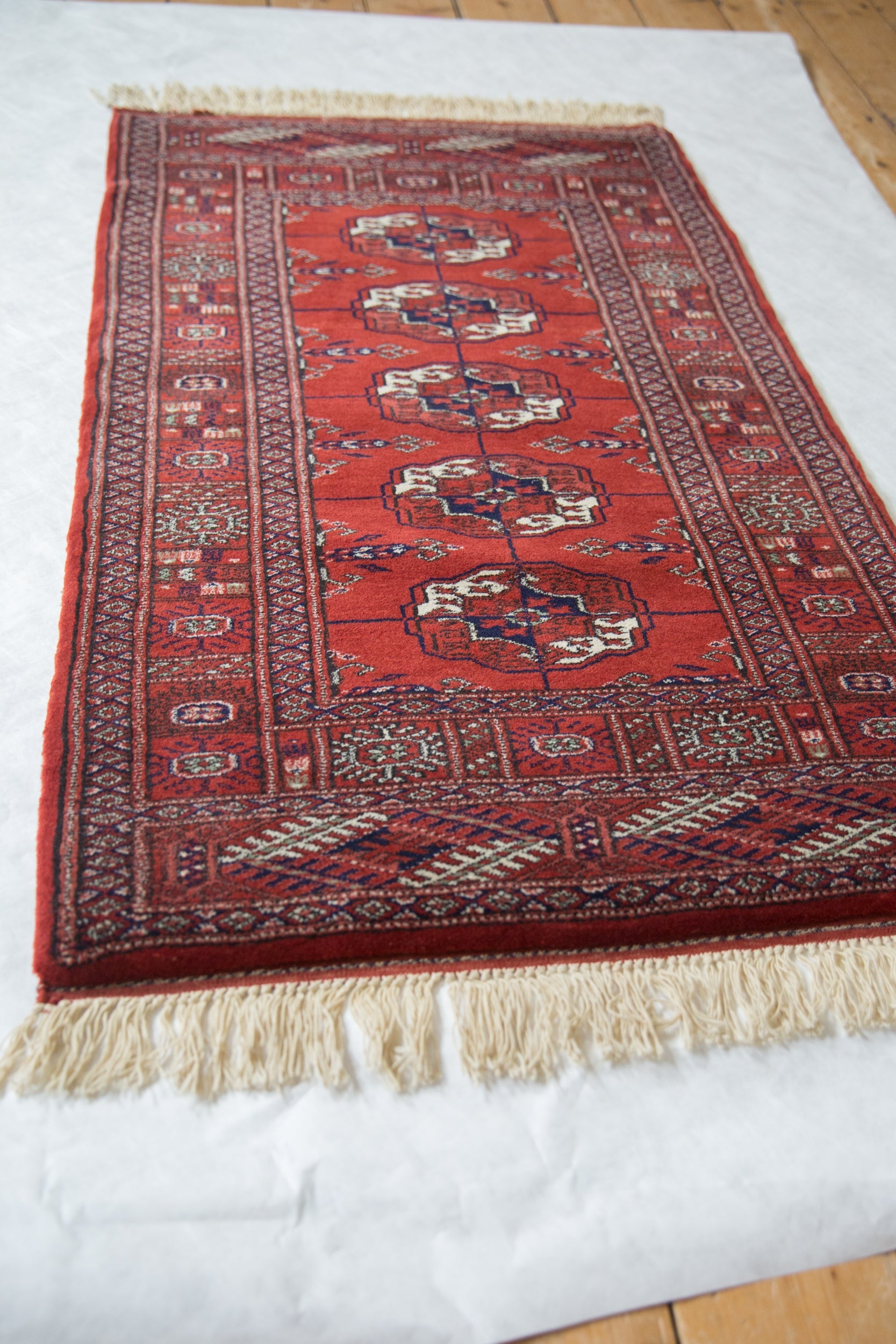 2.5x4 Vintage Fine Bokhara Rug Runner by Old New House® - product image 5 for Resin Society