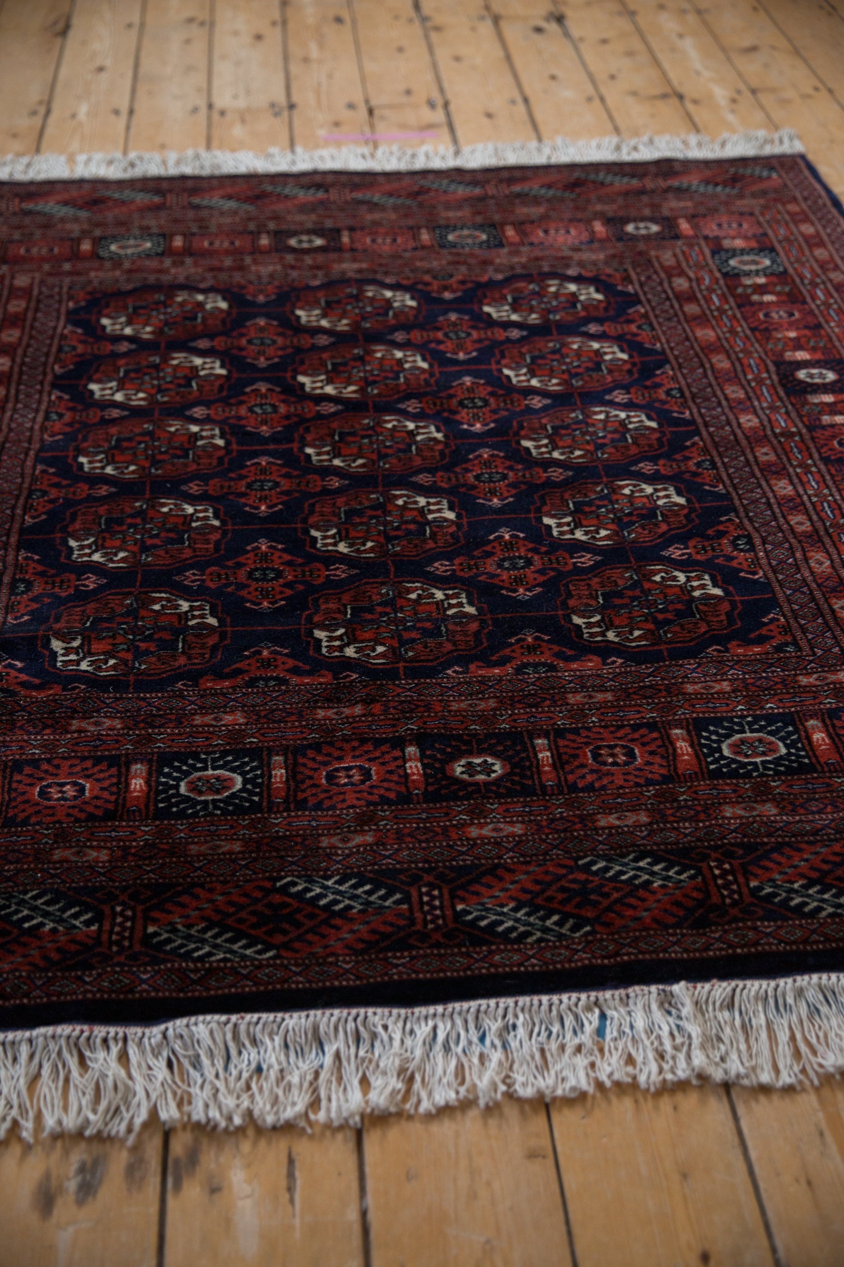 5x5 Vintage Fine Bokhara Square Rug by Old New House® - product image 5 for Resin Society