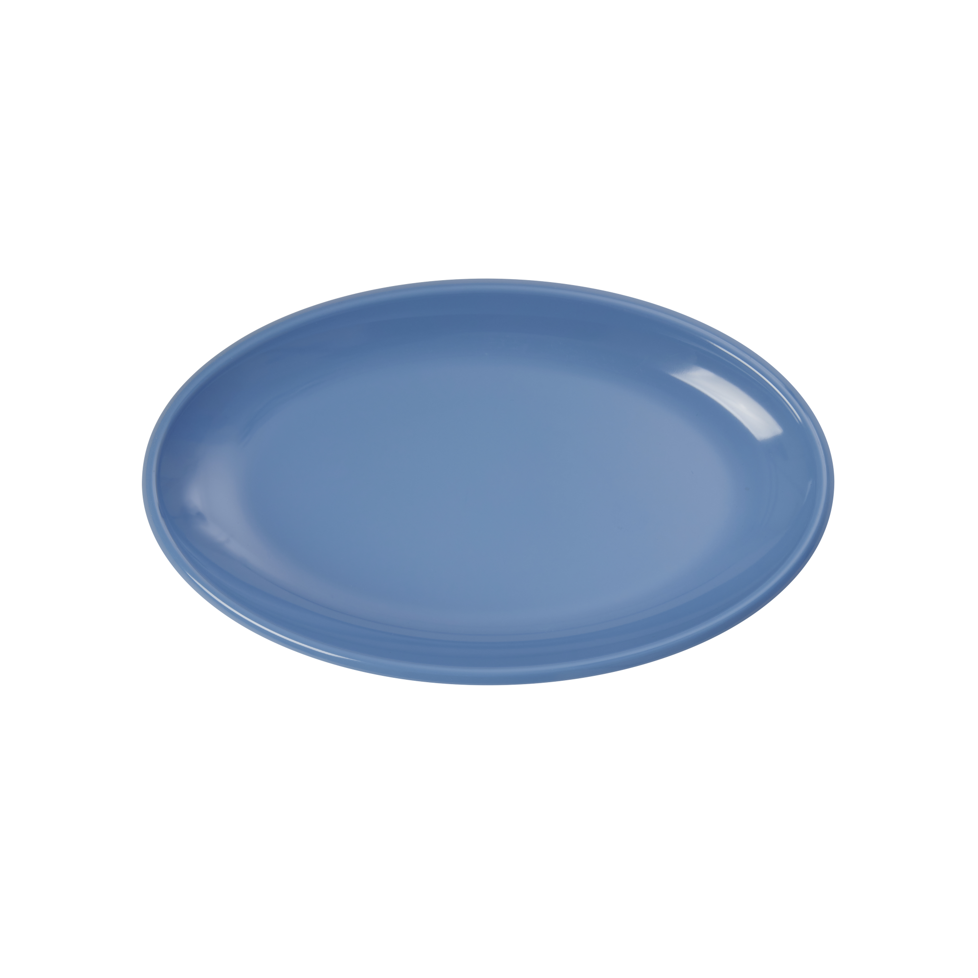 Small Melamine Serving Dish - Dusty Blue by Rice By Rice - main product image for Resin Society