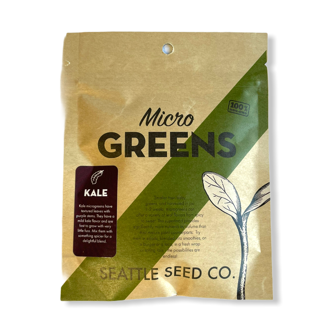 Kale Microgreen Seeds detail image - Resin Society