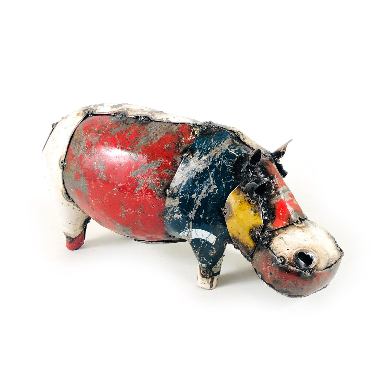 Happy Hippo - Recycled Metal by Mbare Ltd - product image 3 for Resin Society