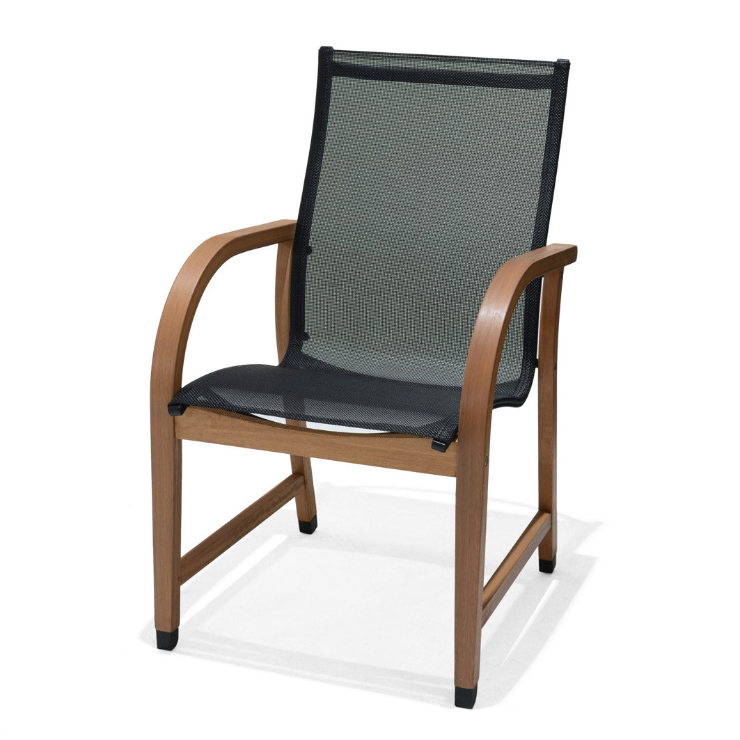 Manhattan Black Armchair - 4 Piece by LifestyleGarden US - product image 3 for Resin Society