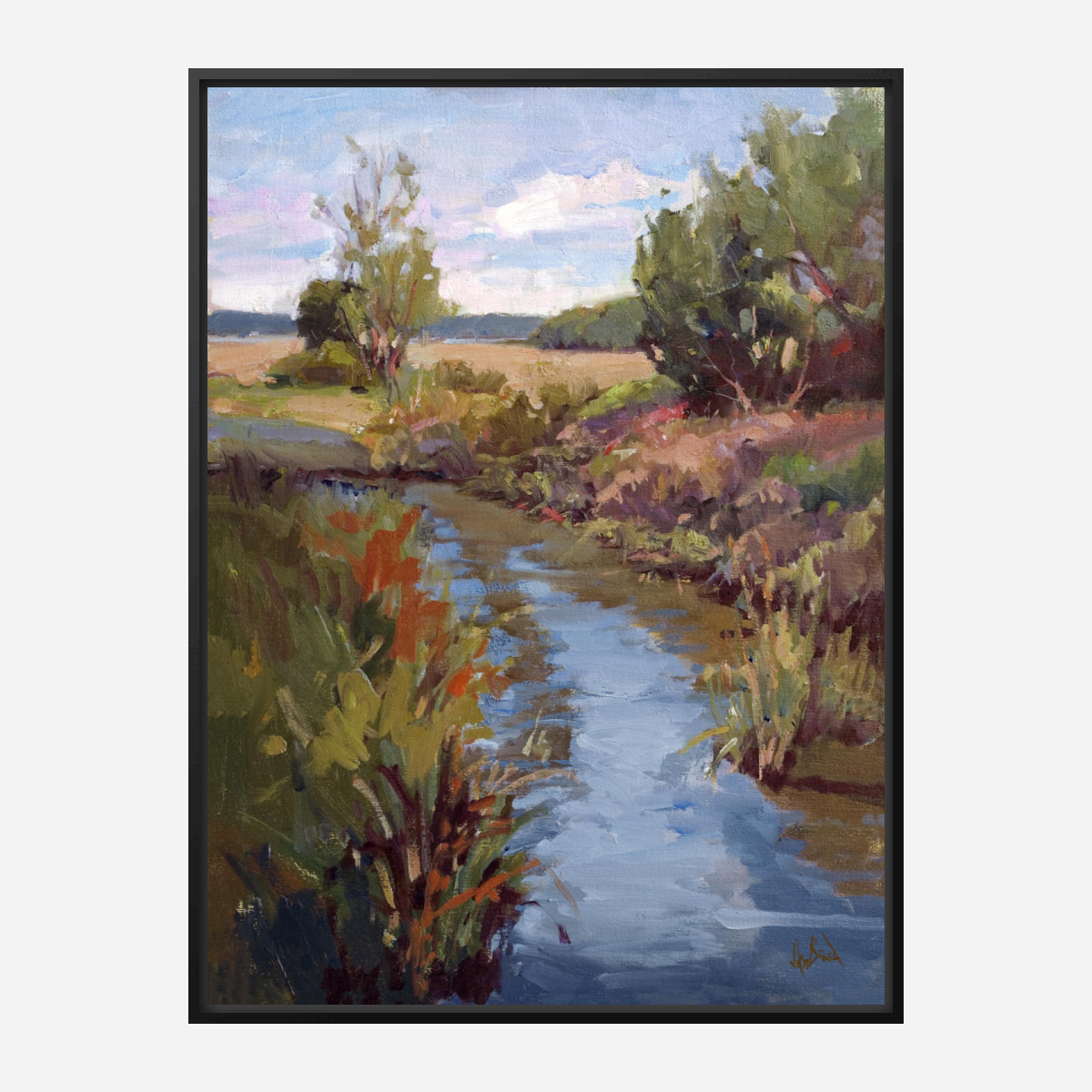 Marsh Colors Artist Enhanced Canvas Print by John Beard Collection - product image 5 for Resin Society