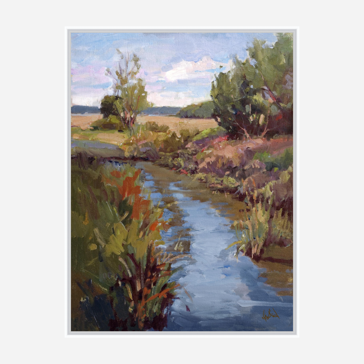 Marsh Colors Artist Enhanced Canvas Print by John Beard Collection - product image 7 for Resin Society