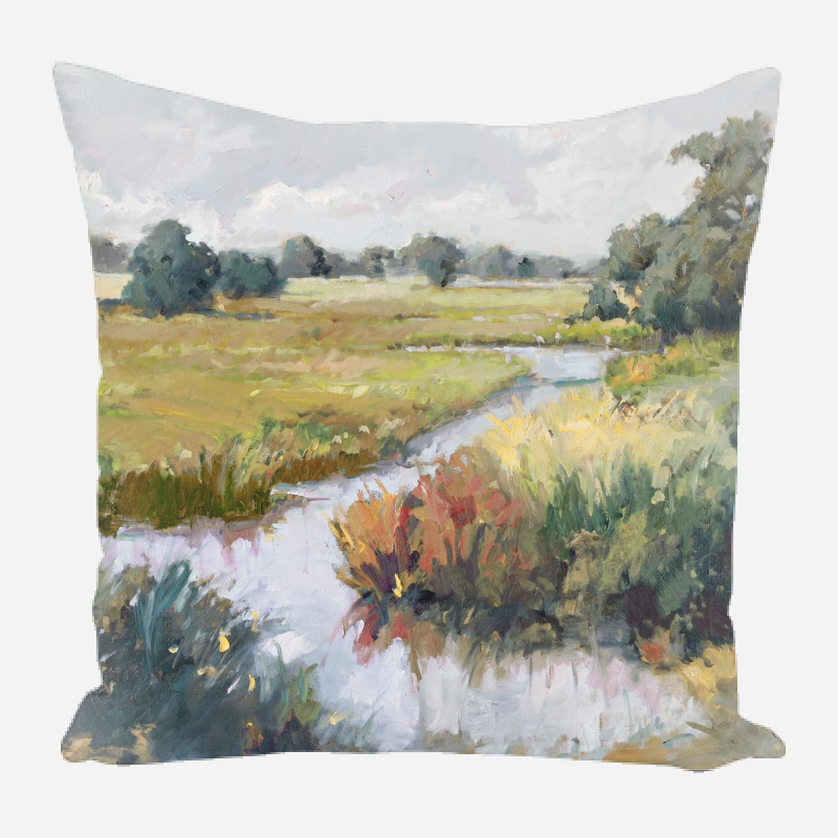 Marsh Passage Pillow by John Beard Collection - main product image for Resin Society