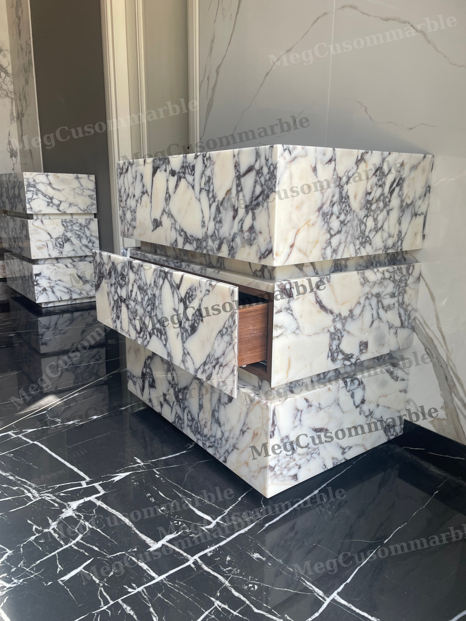 Made to-order Freestanding Vanity Unit