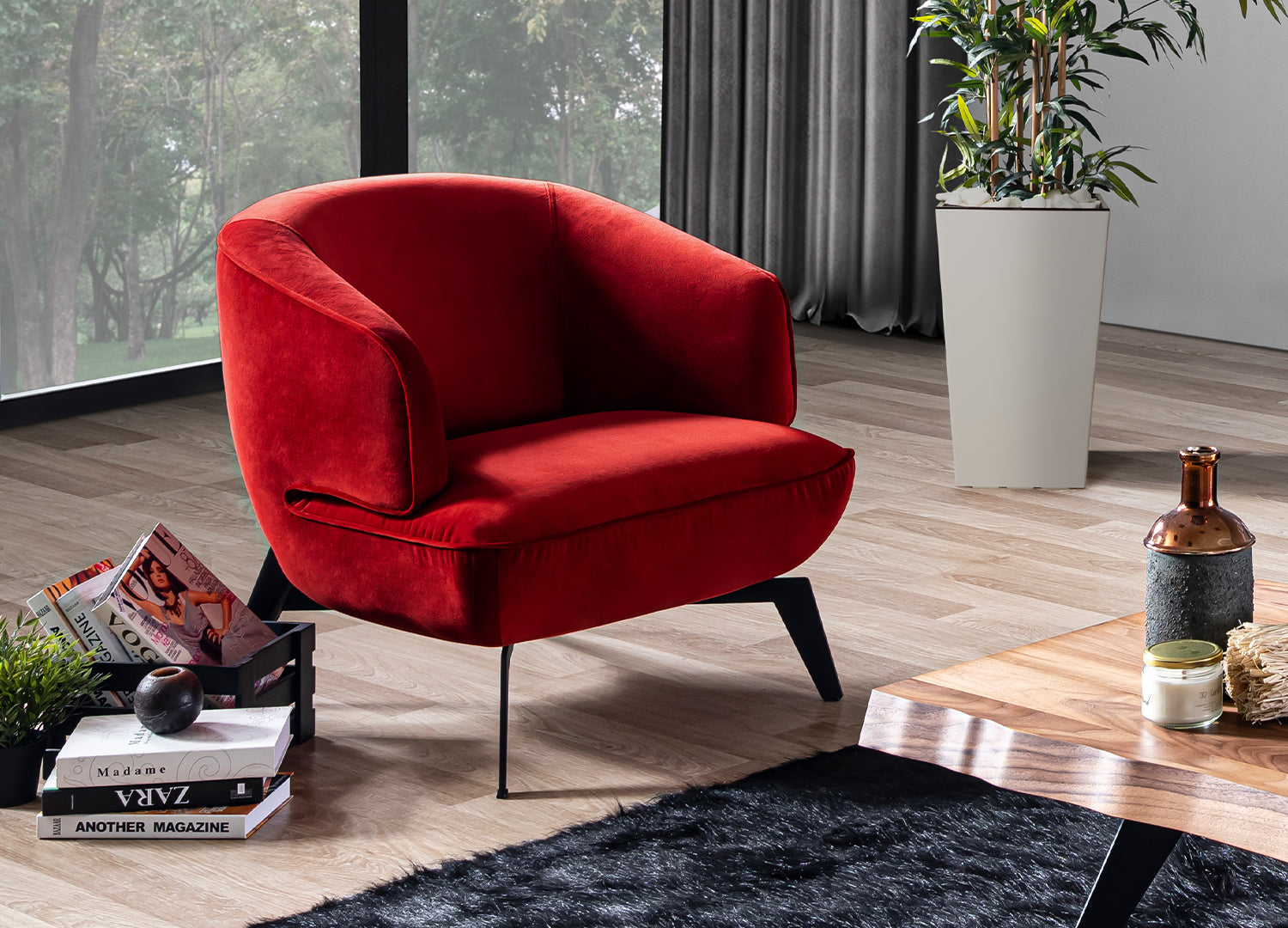 Mersin Accent Chair detail image - Resin Society