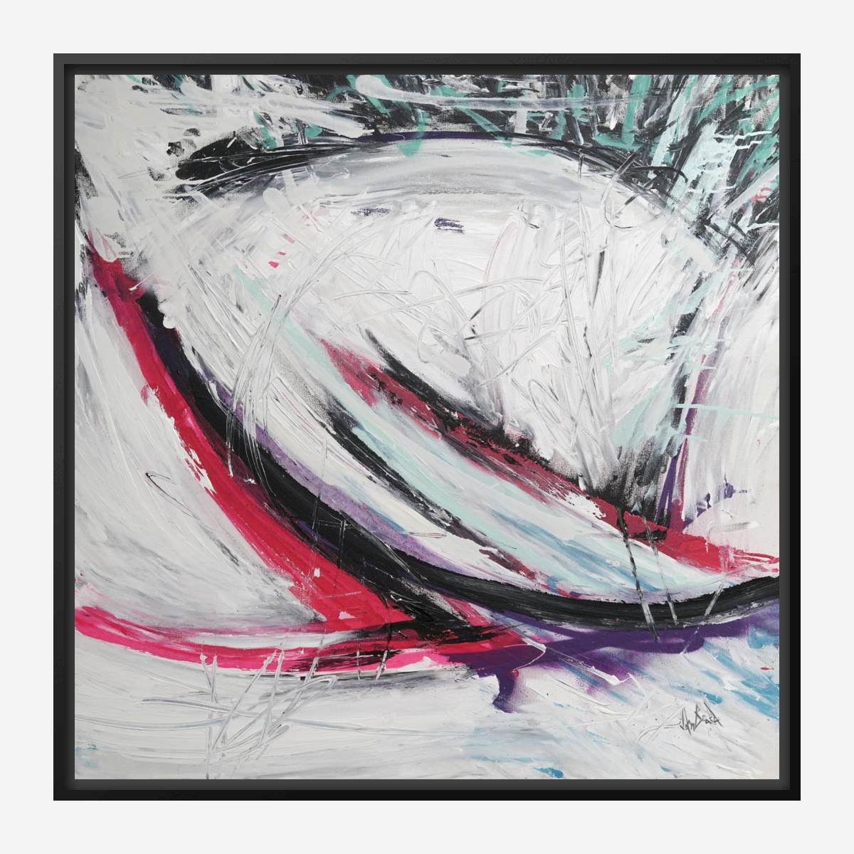 Miami Vice Artist Enhanced Canvas Print by John Beard Collection - product image 6 for Resin Society