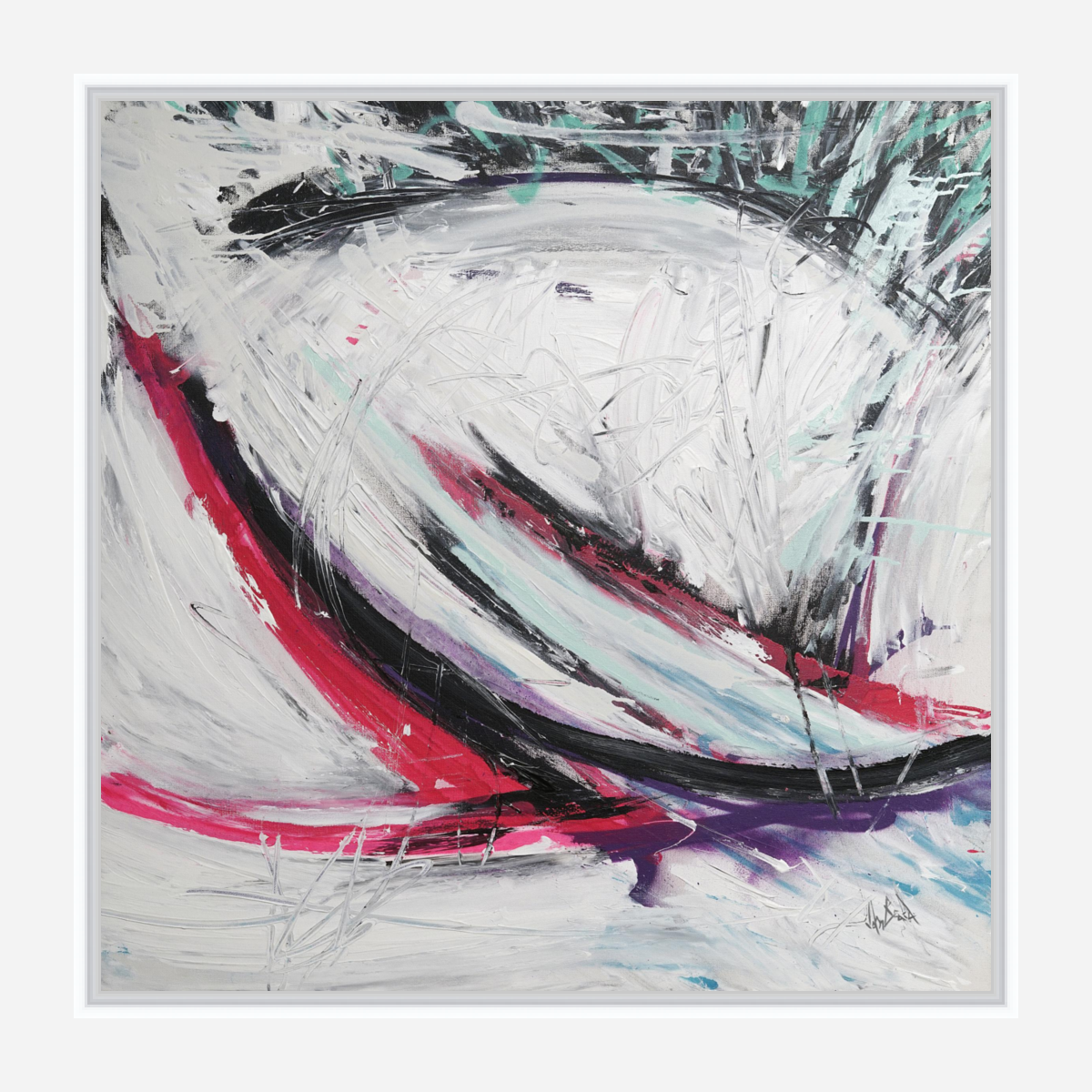 Miami Vice Artist Enhanced Canvas Print by John Beard Collection - product image 8 for Resin Society