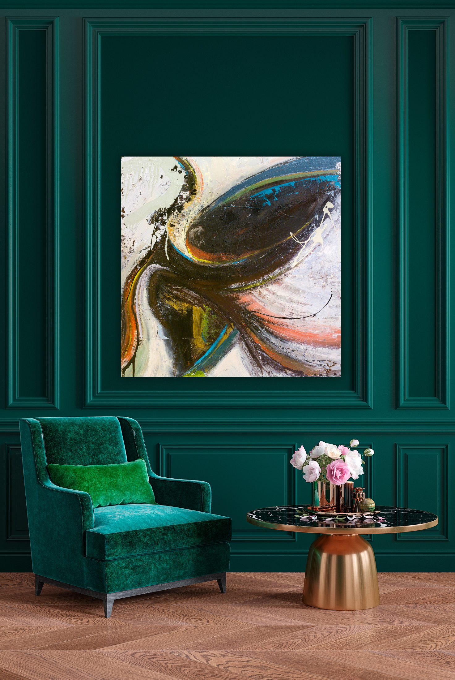 Mid-Century II Artist Enhanced Canvas Print by John Beard Collection - product image 2 for Resin Society