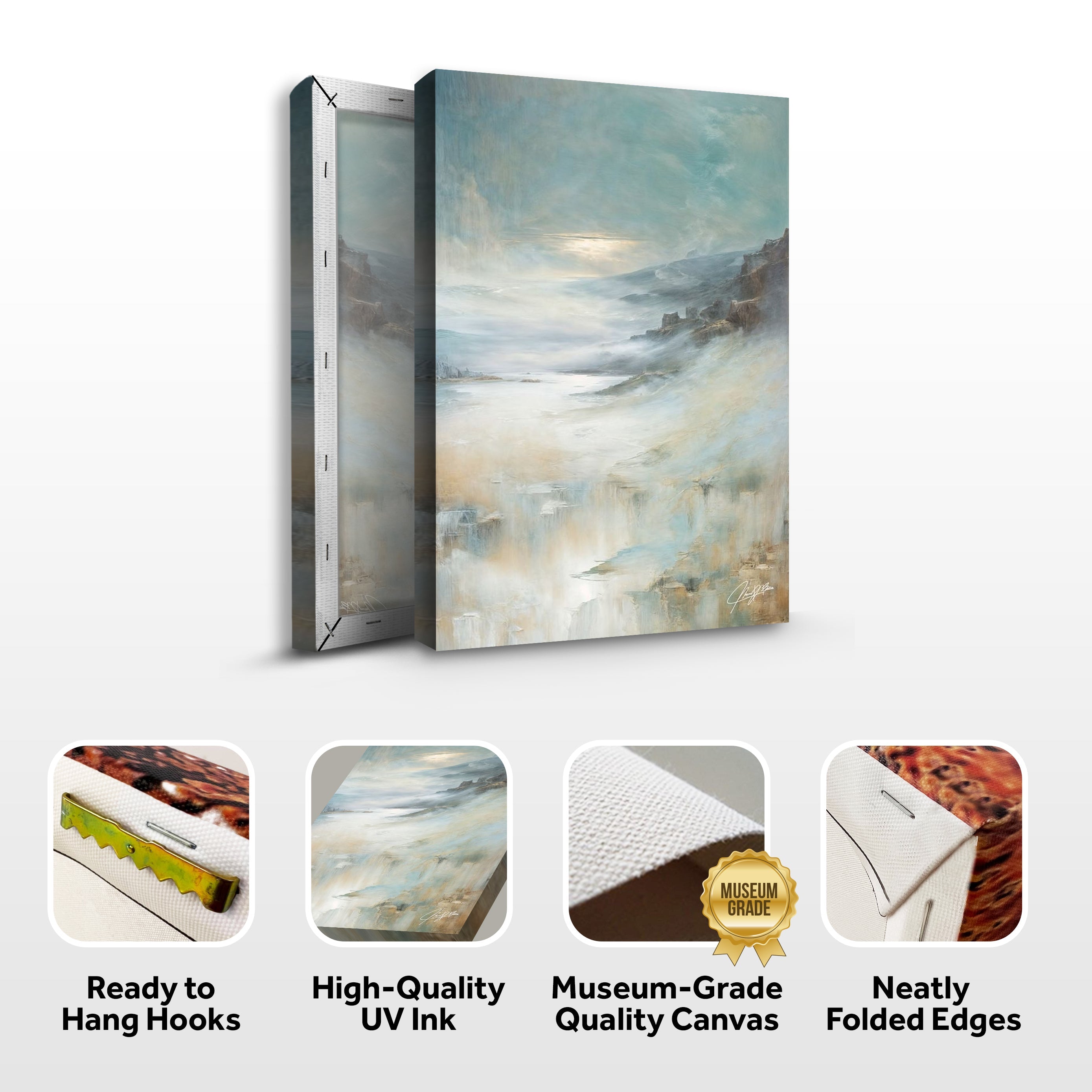 Canvas Print: "Misty Realm" by Tailored Canvases - product image 5 for Resin Society