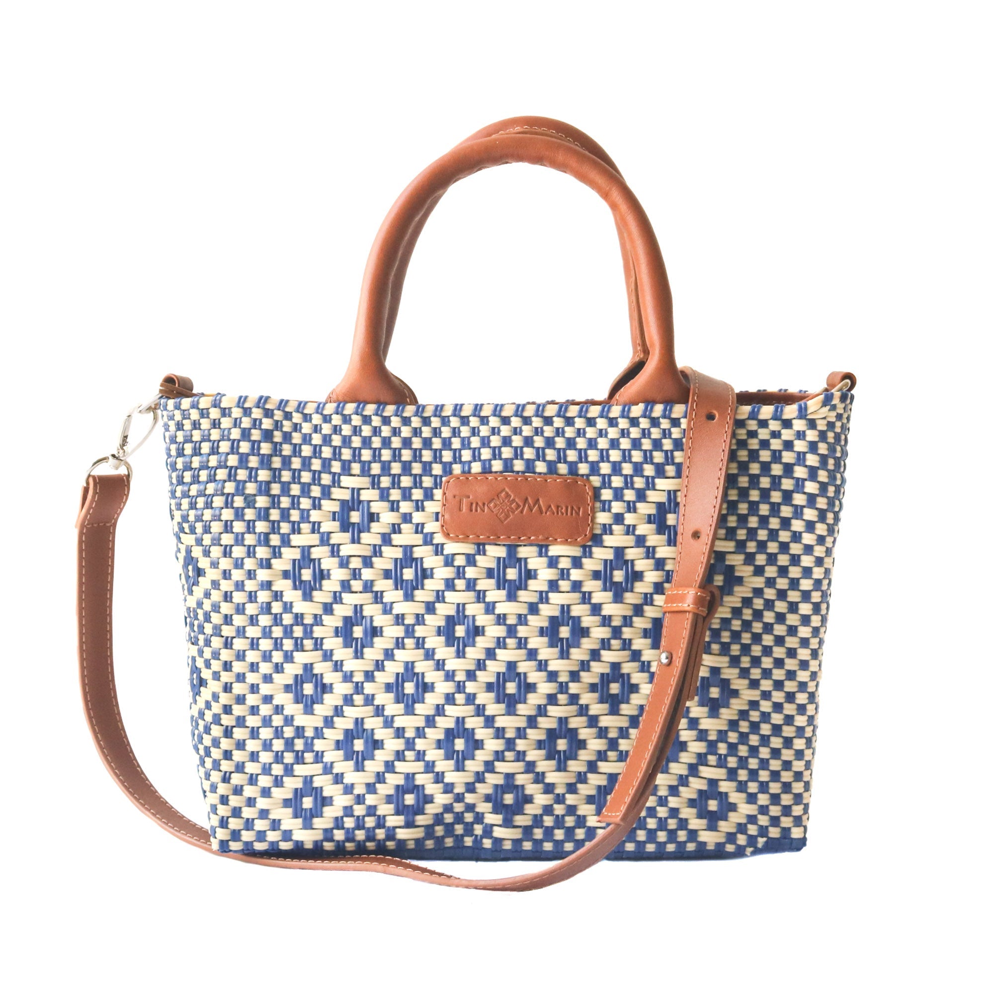 Mixte Small Woven Crossbody Bag by Tin Marin Brand - main product image for Resin Society