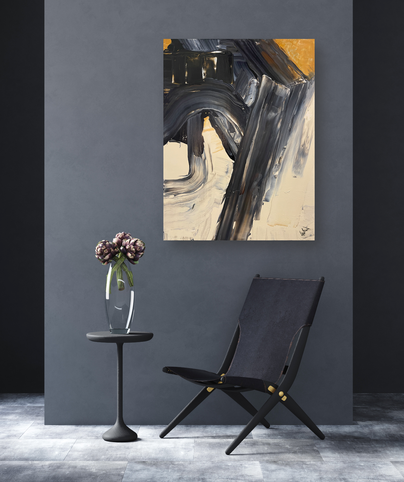 Mod I Artist Enhanced Canvas Print by John Beard Collection - product image 4 for Resin Society