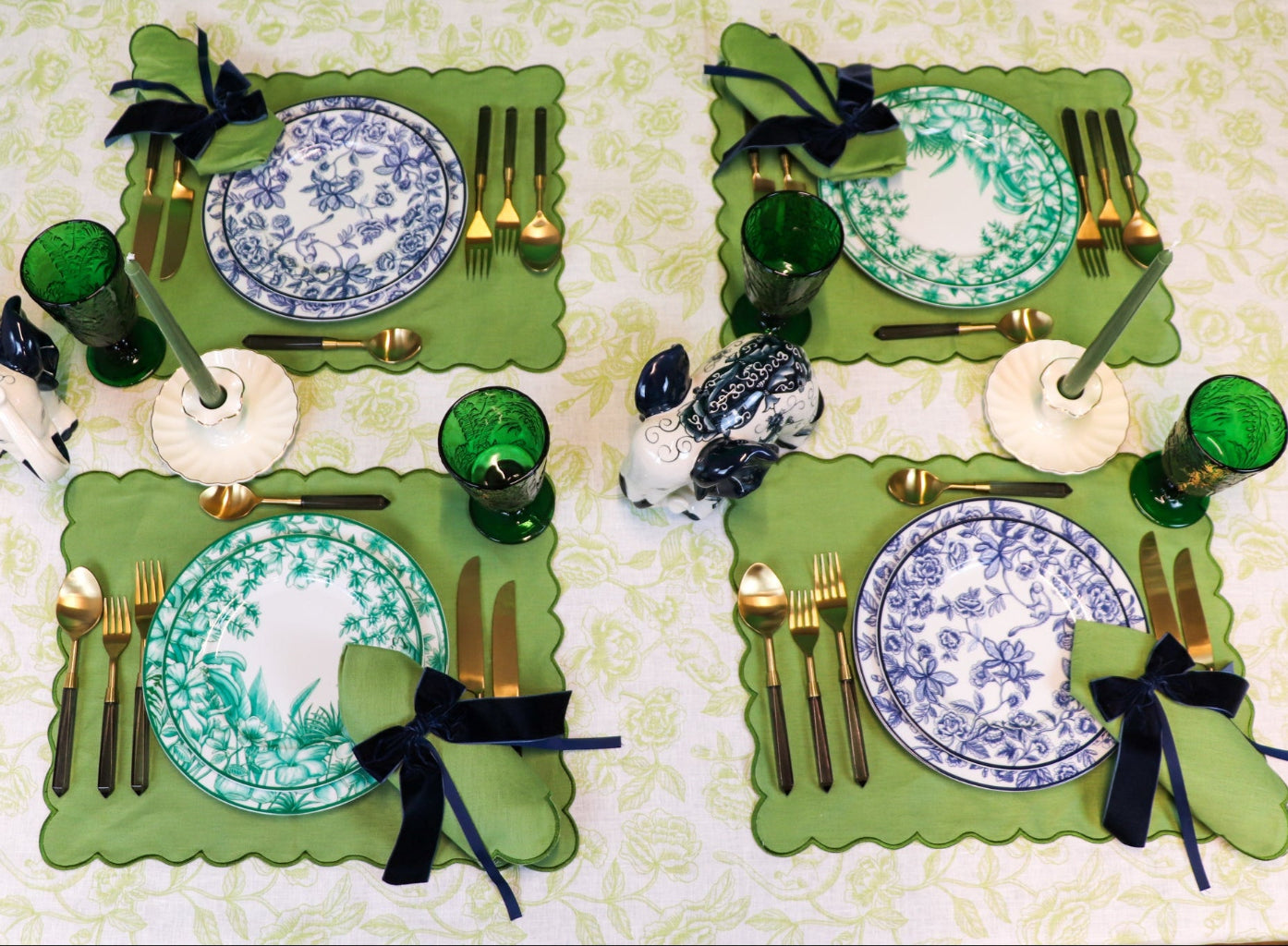 Monsoon Verdant Dinner Plate - Case of 12 Plates (+3 Bonus Plates) by Ro'Table - product image 13 for Resin Society