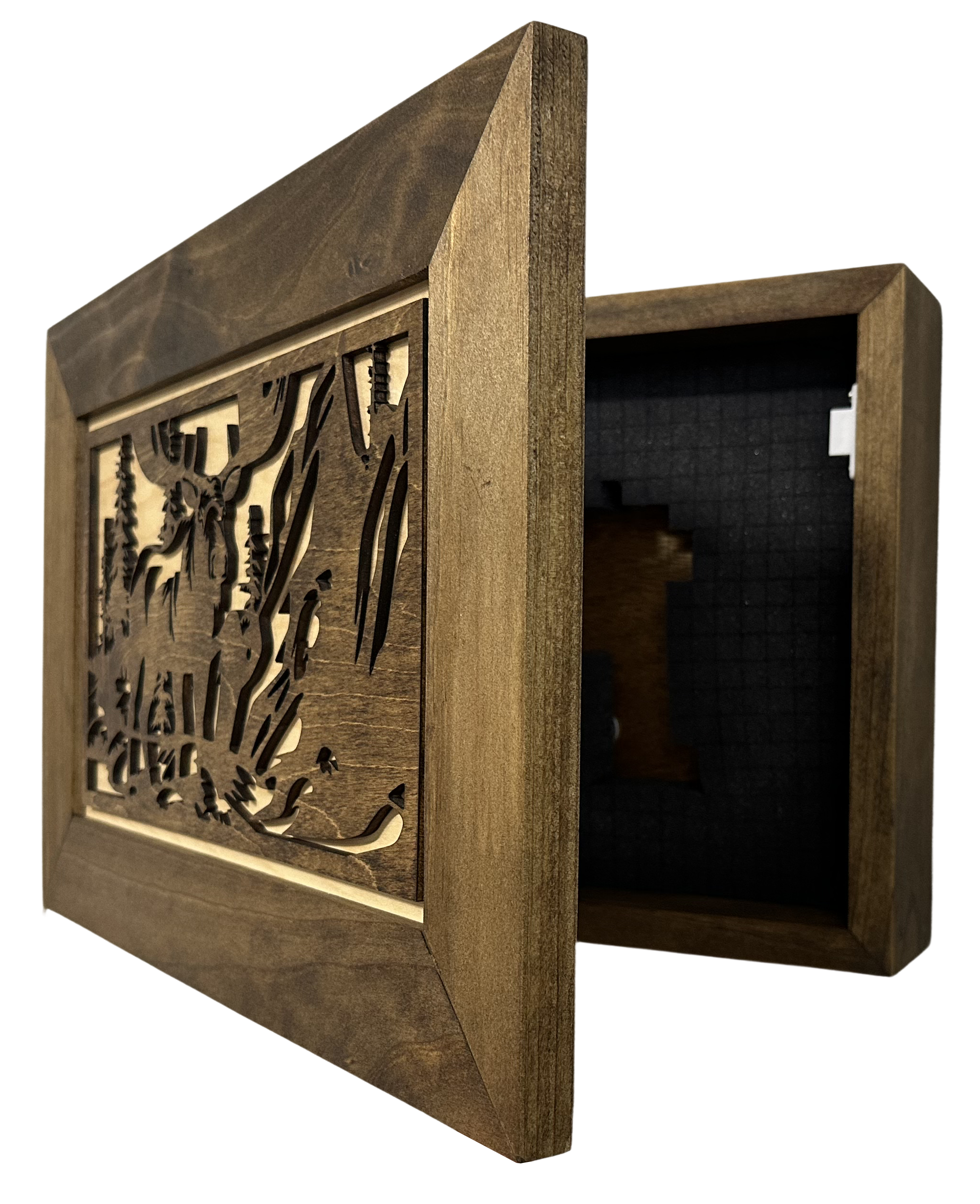 Moose in the Woods Gun Concealment Furniture by Bellewood Designs - product image 15 for Resin Society