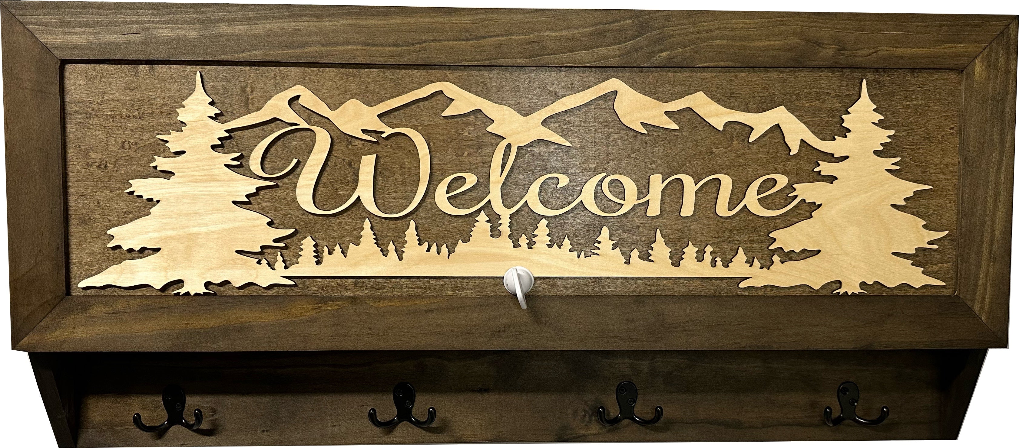 Mountain Scene Welcome Concealment Decor by Bellewood Designs - product image 9 for Resin Society