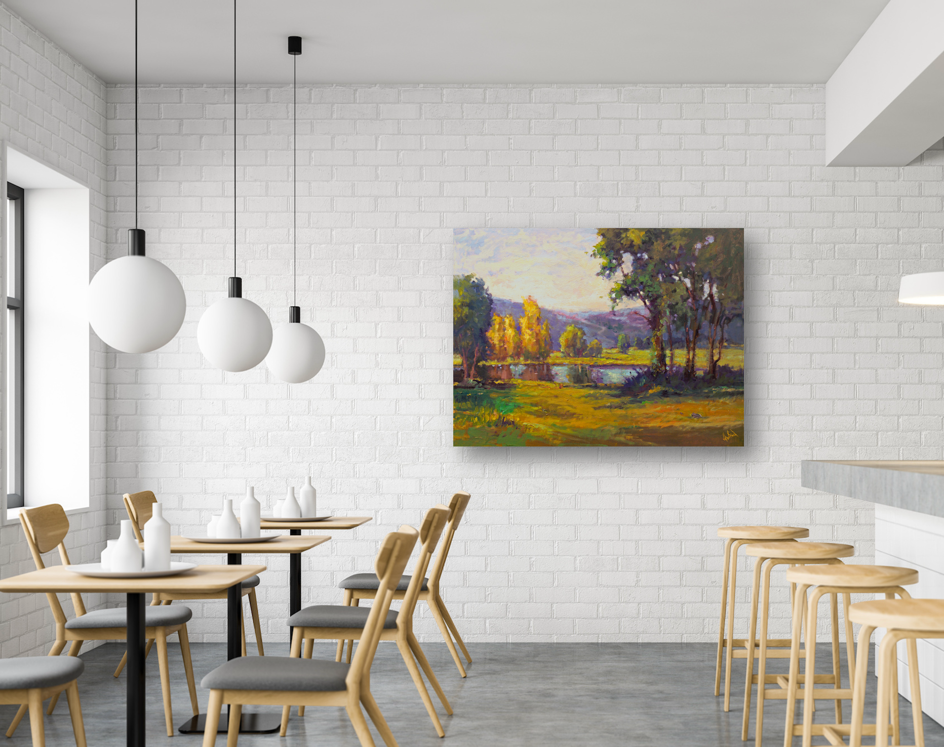 My Favorite Place Artist Enhanced Canvas Print by John Beard Collection - product image 2 for Resin Society