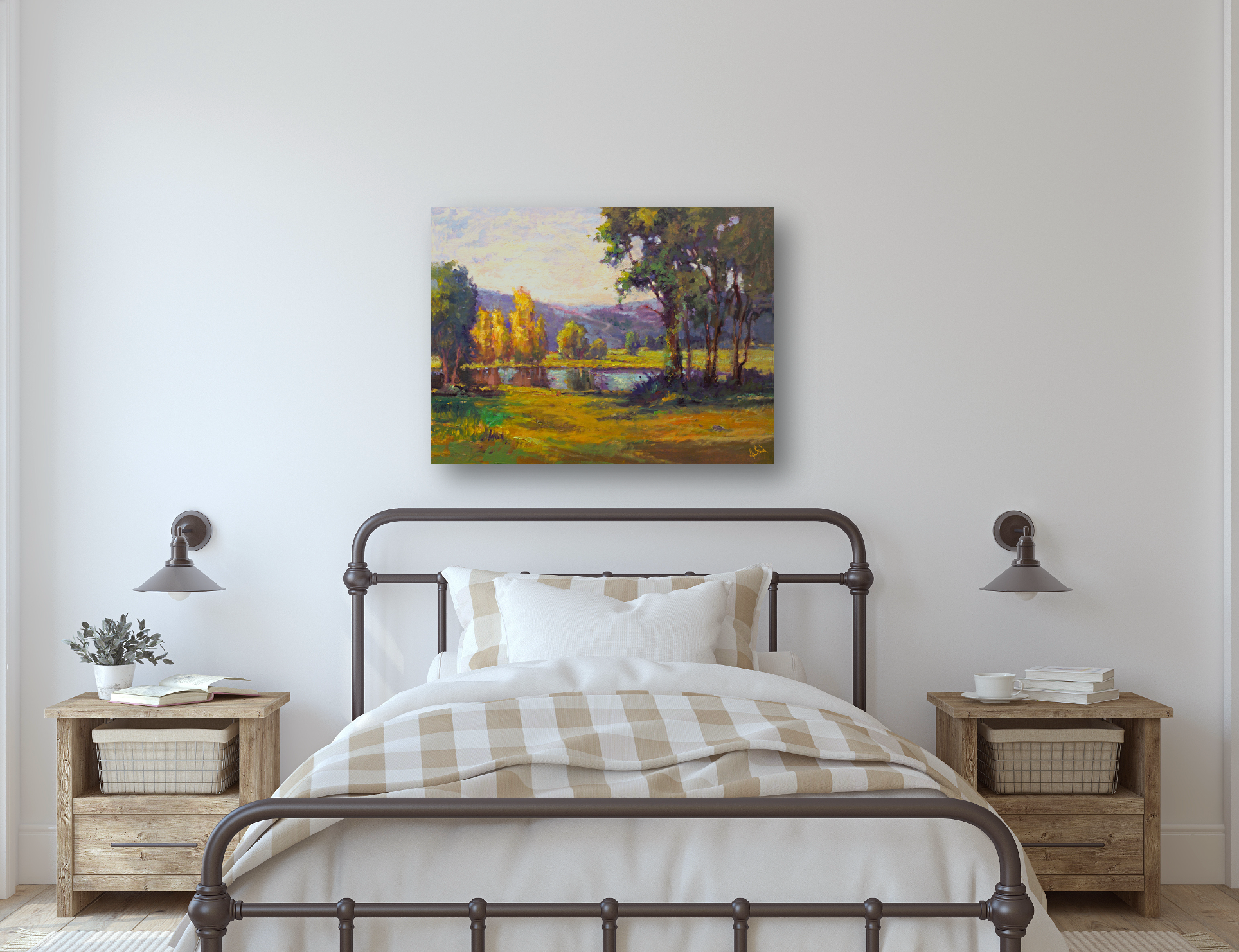 My Favorite Place Artist Enhanced Canvas Print by John Beard Collection - product image 3 for Resin Society