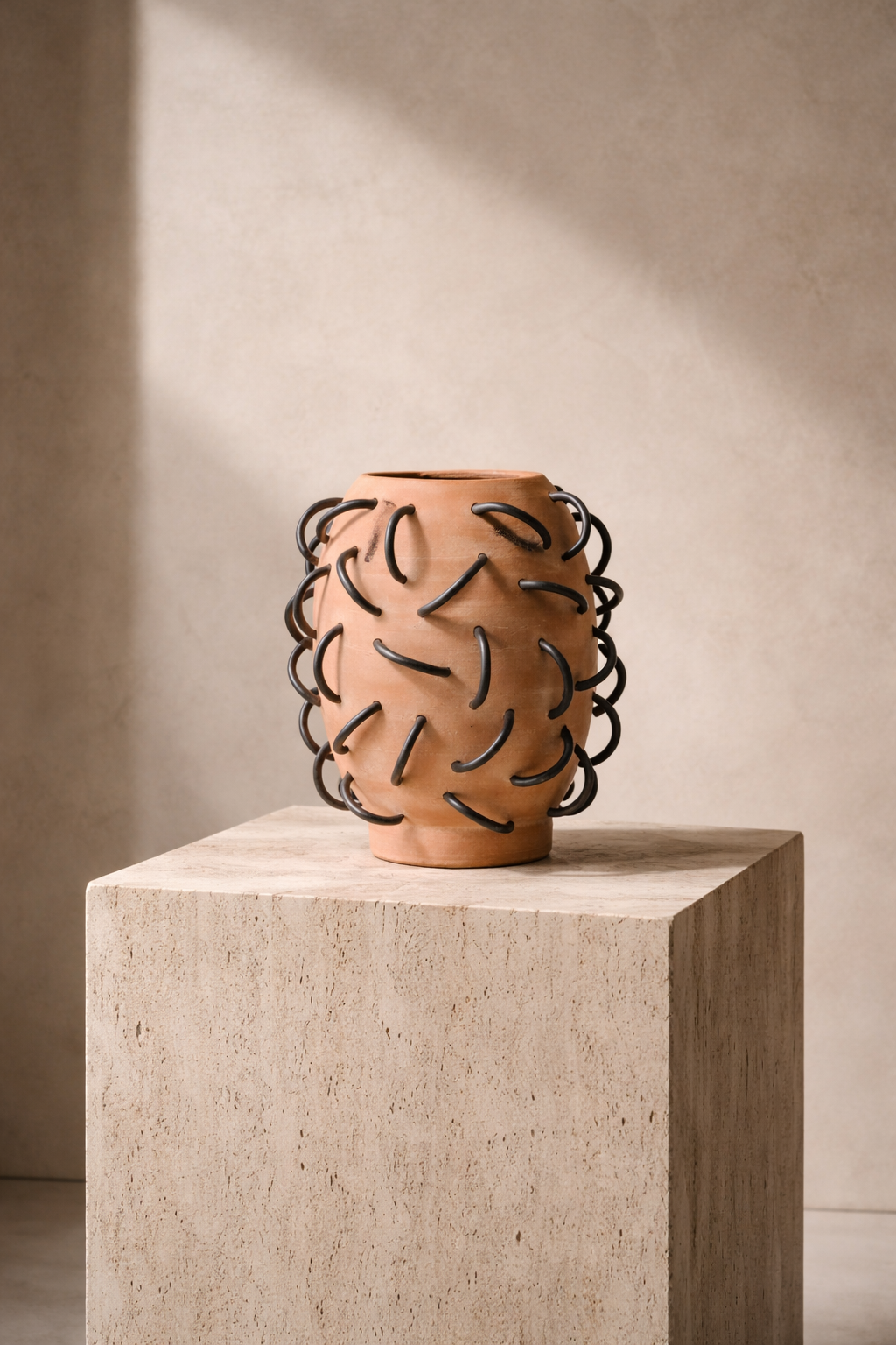 Nada Terracotta Vessel by Diego Olivero Studio from MESO