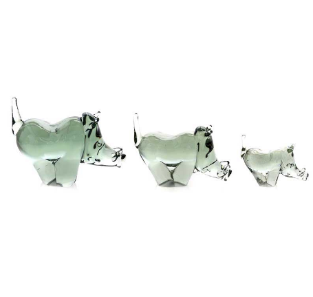 Recycled Glass Warthog by Mbare Ltd - main product image for Resin Society