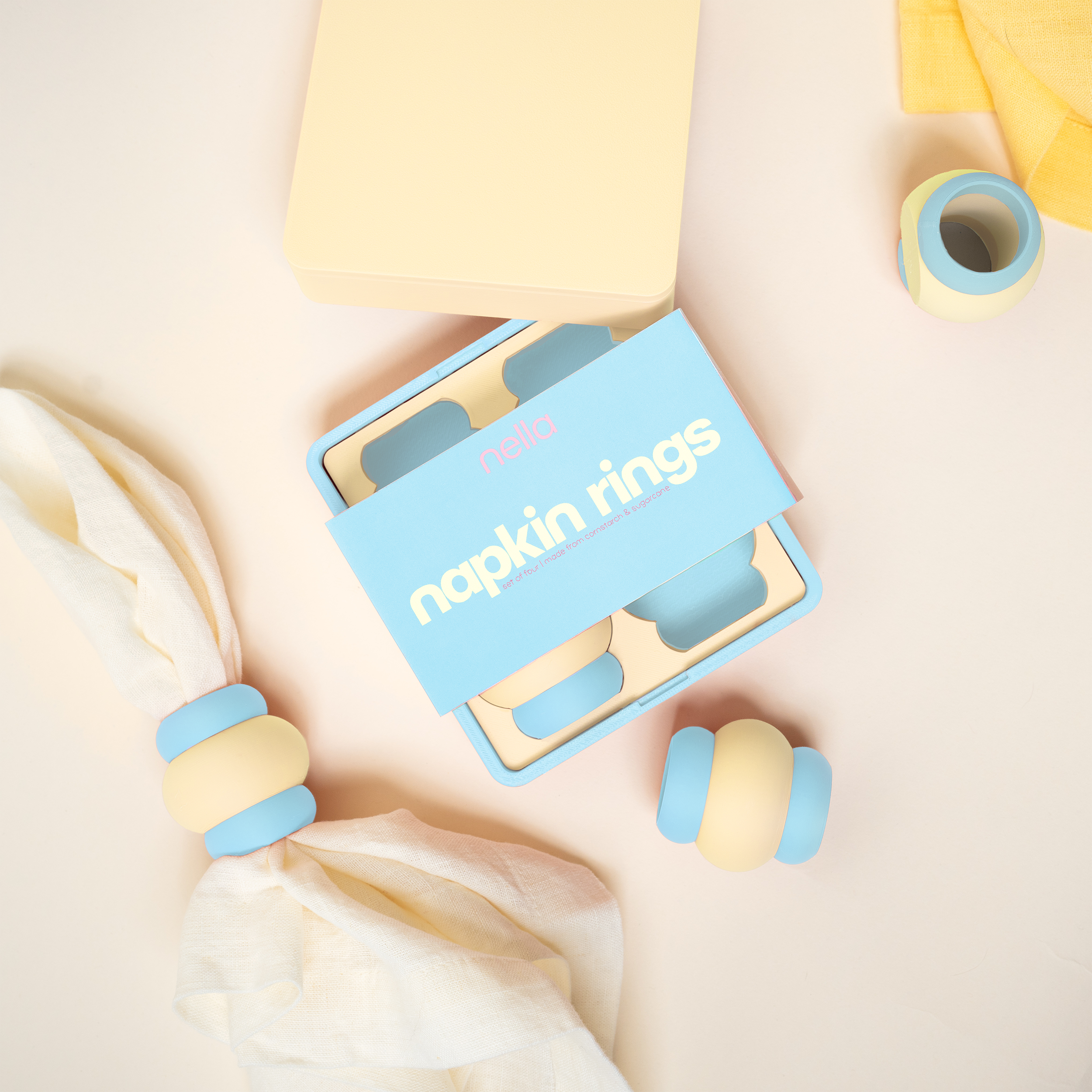 color-block napkin rings by nella home - product image 6 for Resin Society