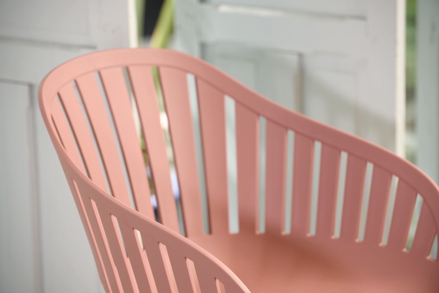 Nassau Carver Armchair in Peony Pink Social Plastic® - 2pc by LifestyleGarden US - product image 2 for Resin Society