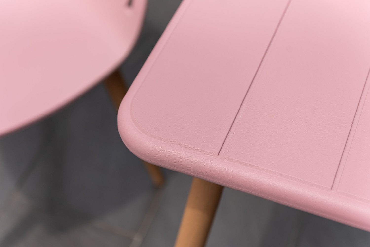 Nassau Bistro Set – Peony Pink Social Plastic® - 3pc by LifestyleGarden US - product image 4 for Resin Society