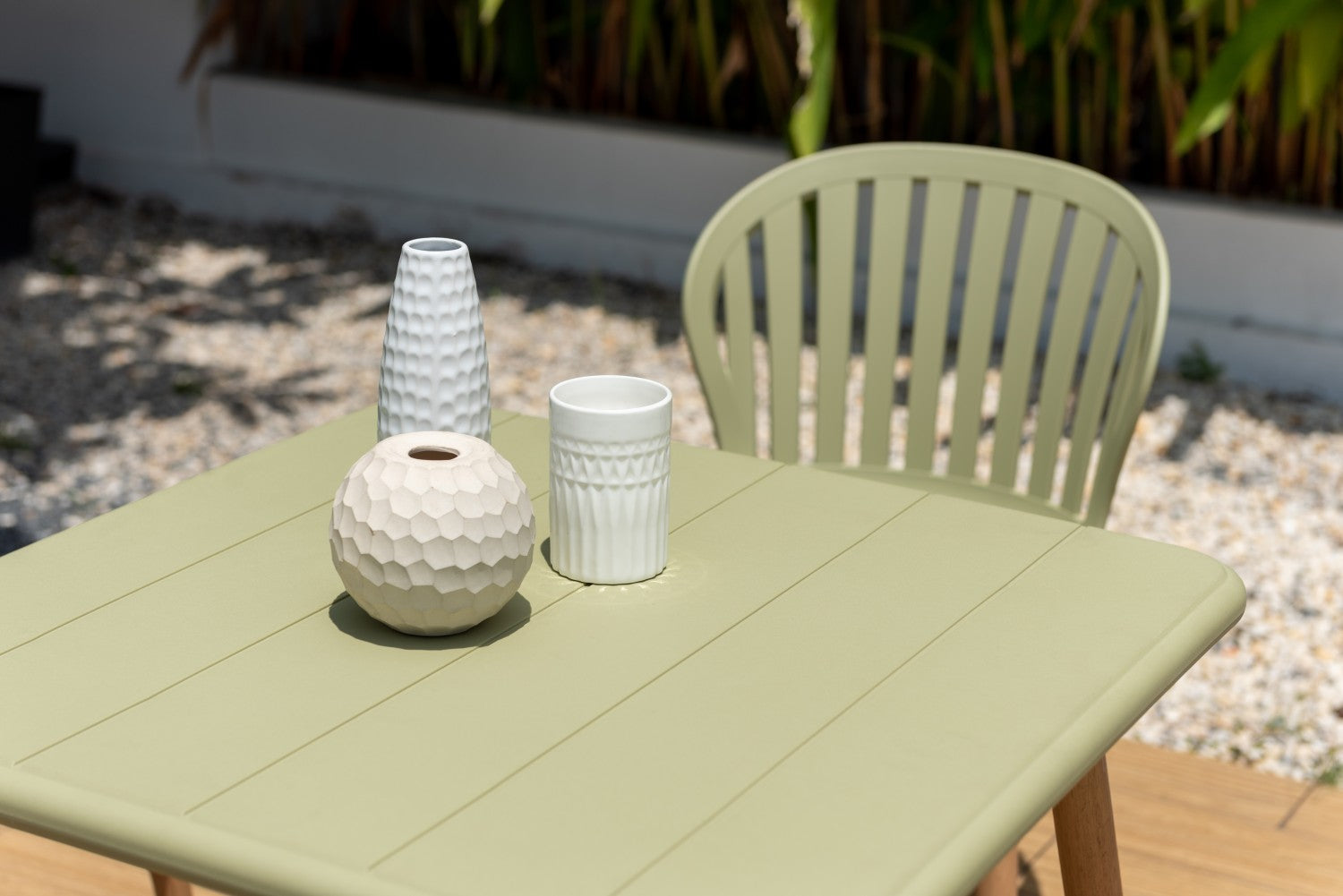 Nassau Square Table – Sage Green Social Plastic® by LifestyleGarden US - product image 4 for Resin Society