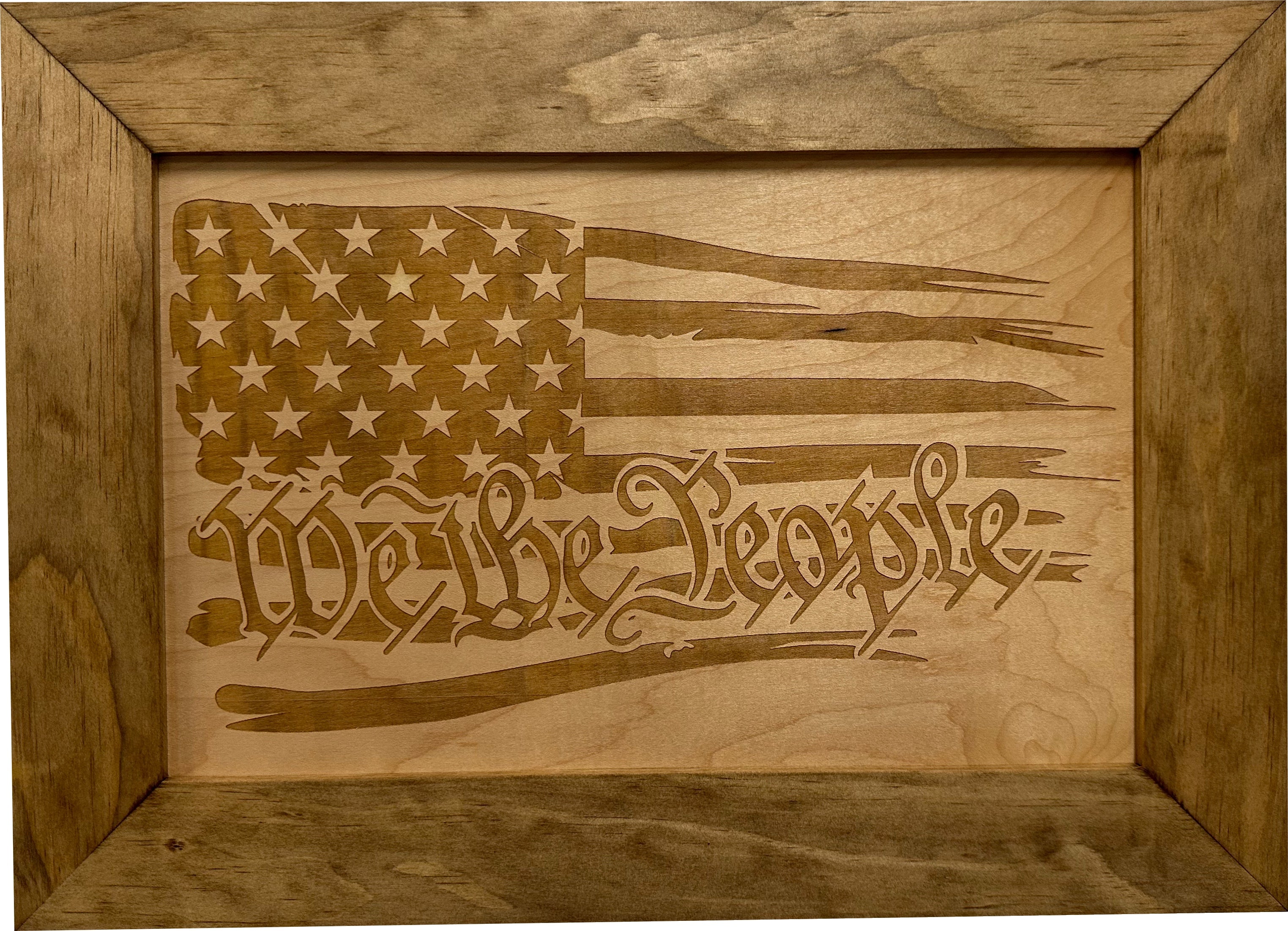 American Flag Gun Cabinet We The People Decorative and Secure Hidden by Bellewood Designs - product image 3 for Resin Society