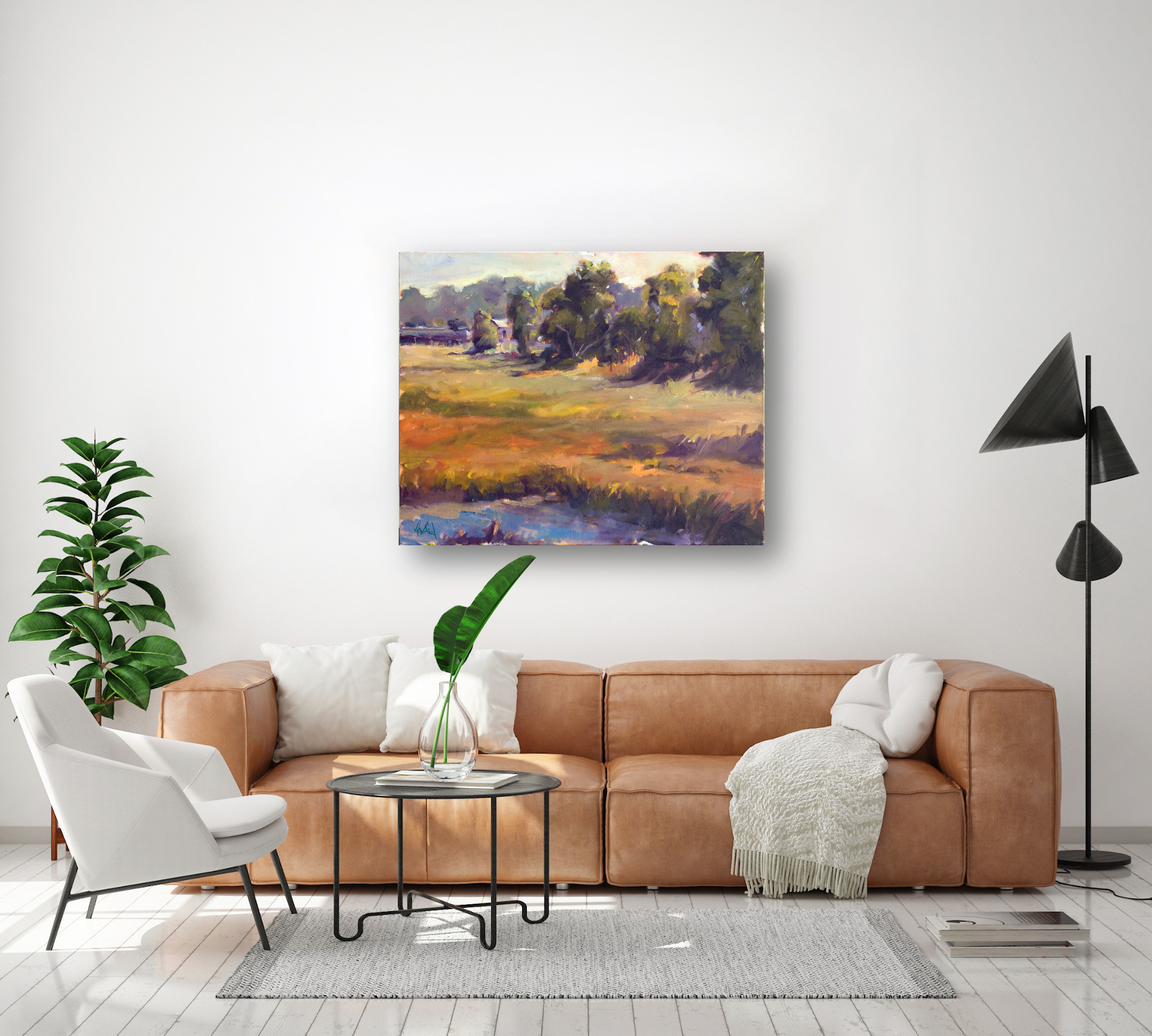 North Causeway Artist Enhanced Canvas Print by John Beard Collection - product image 3 for Resin Society