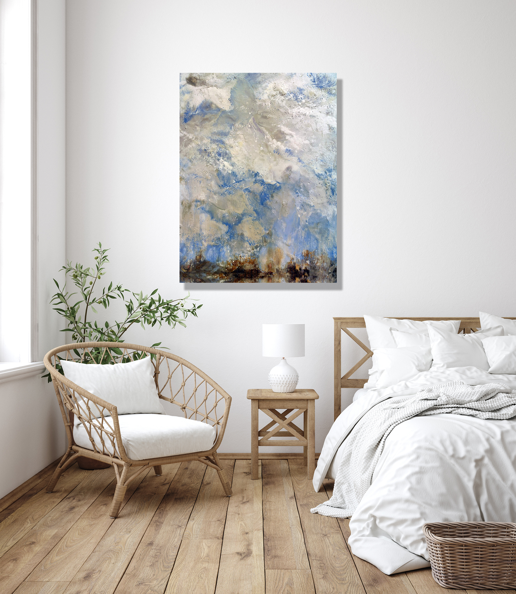 Nothing but Blue Sky Artist Enhanced Canvas Print by John Beard Collection - product image 2 for Resin Society