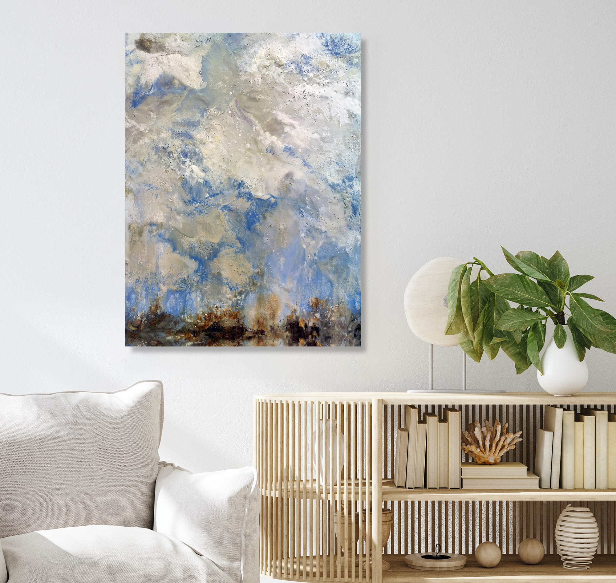 Nothing but Blue Sky Artist Enhanced Canvas Print by John Beard Collection - product image 4 for Resin Society