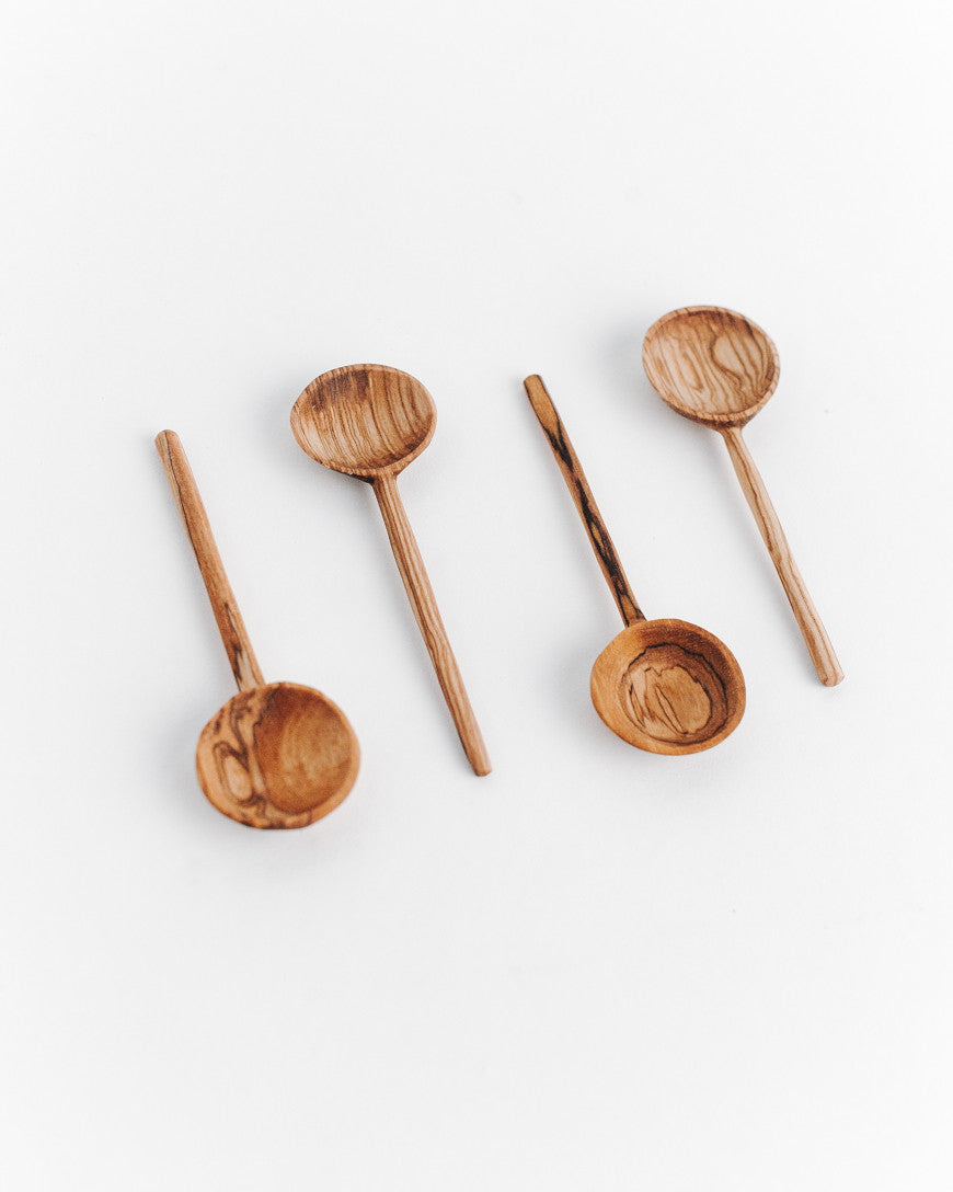 Olive Wood Condiment Spoon Set by Mbare Ltd - product image 4 for Resin Society