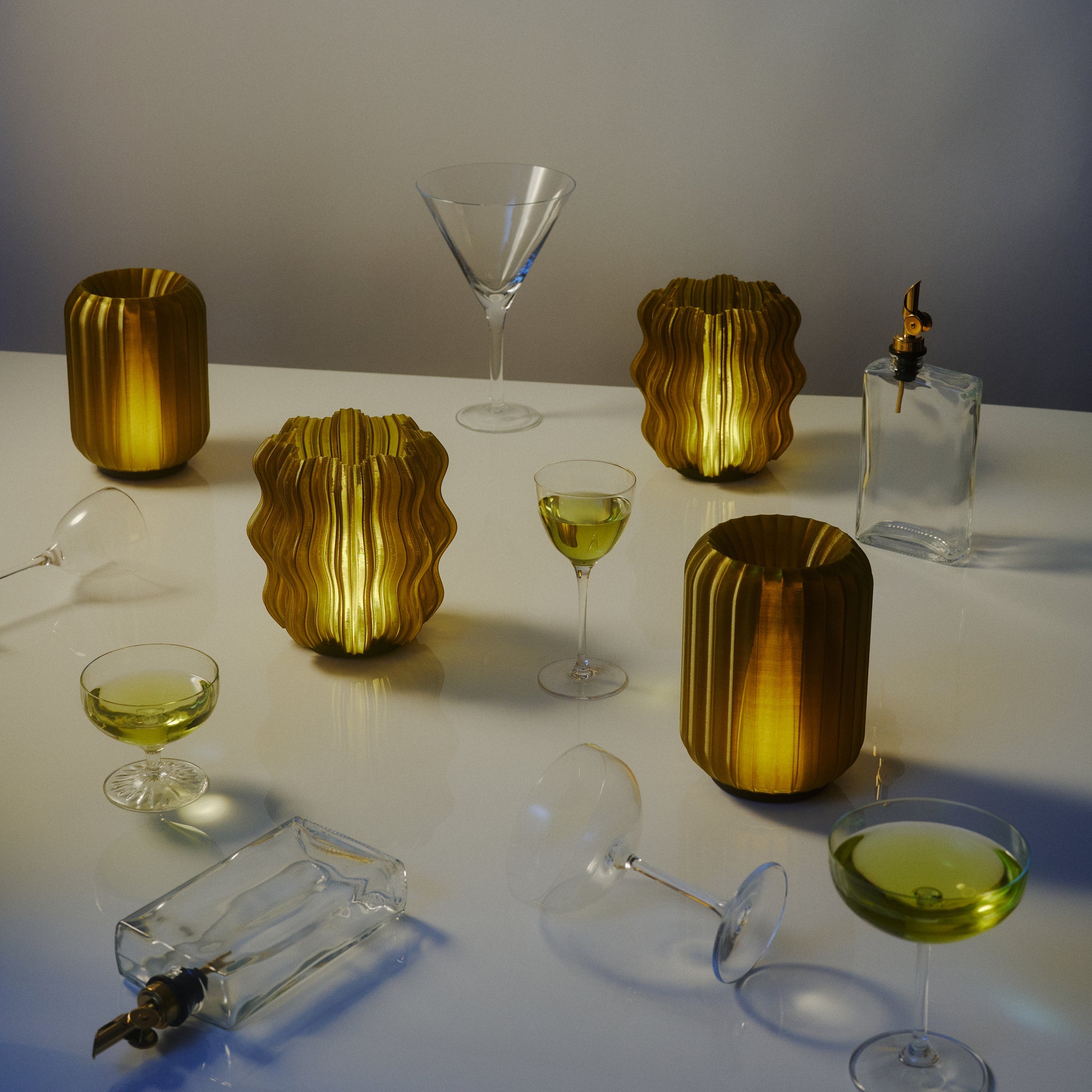 Mini Wavy Lamp by Wooj Design - product image 7 for Resin Society