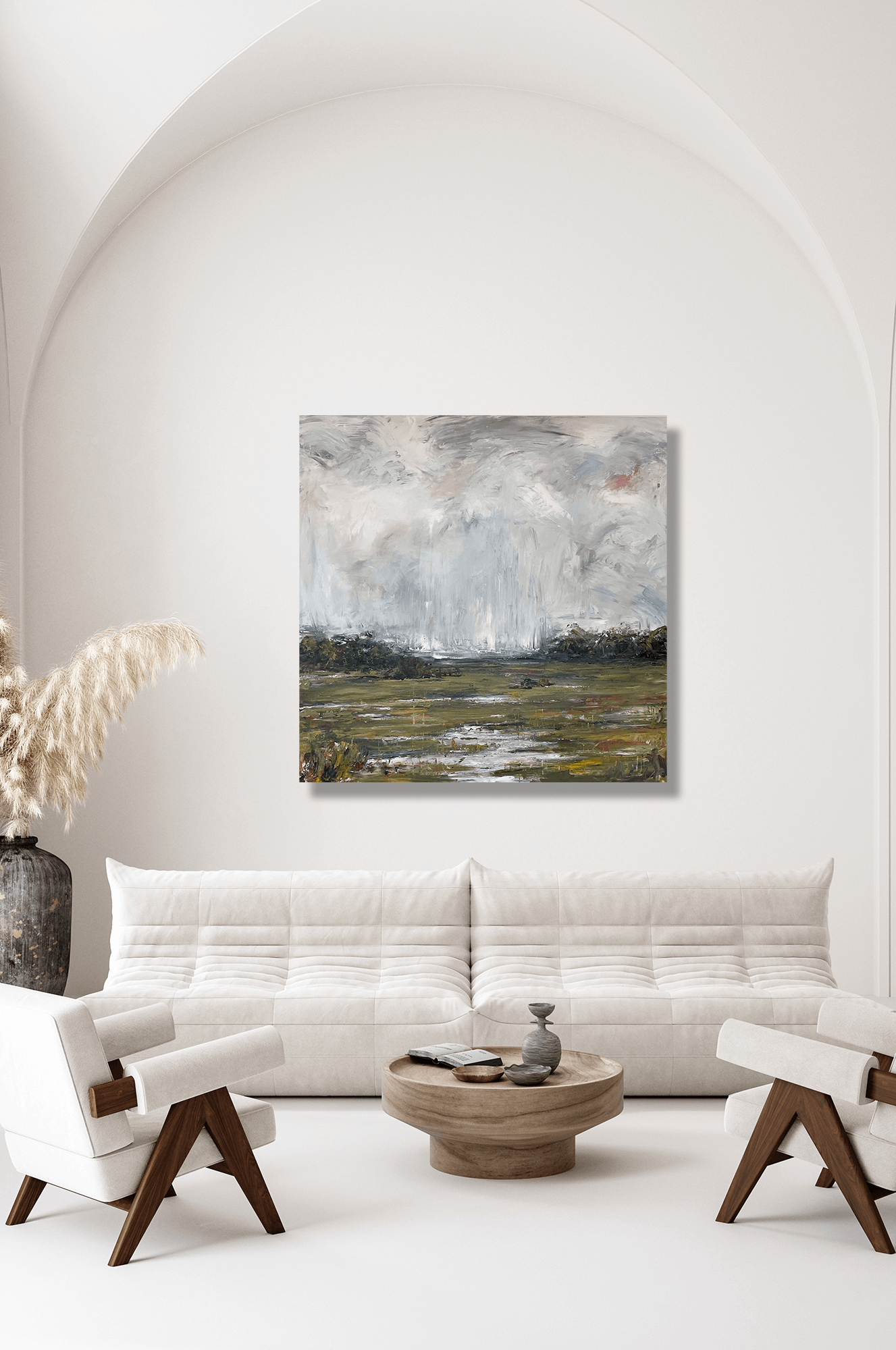 On the Marsh Artist Enhanced Canvas Print by John Beard Collection - product image 4 for Resin Society