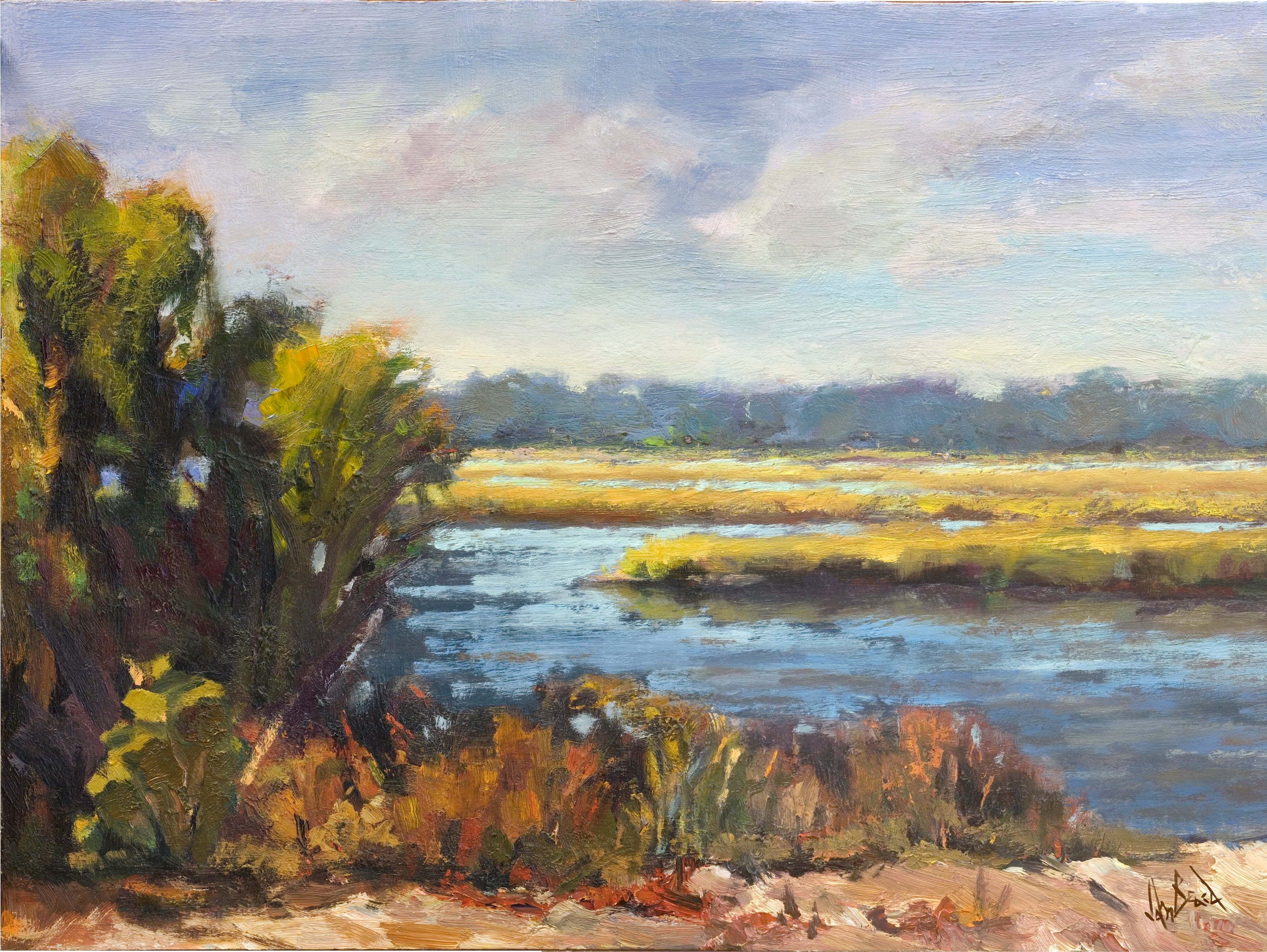 On the Way to Amelia Artist Enhanced Canvas Print by John Beard Collection - main product image for Resin Society