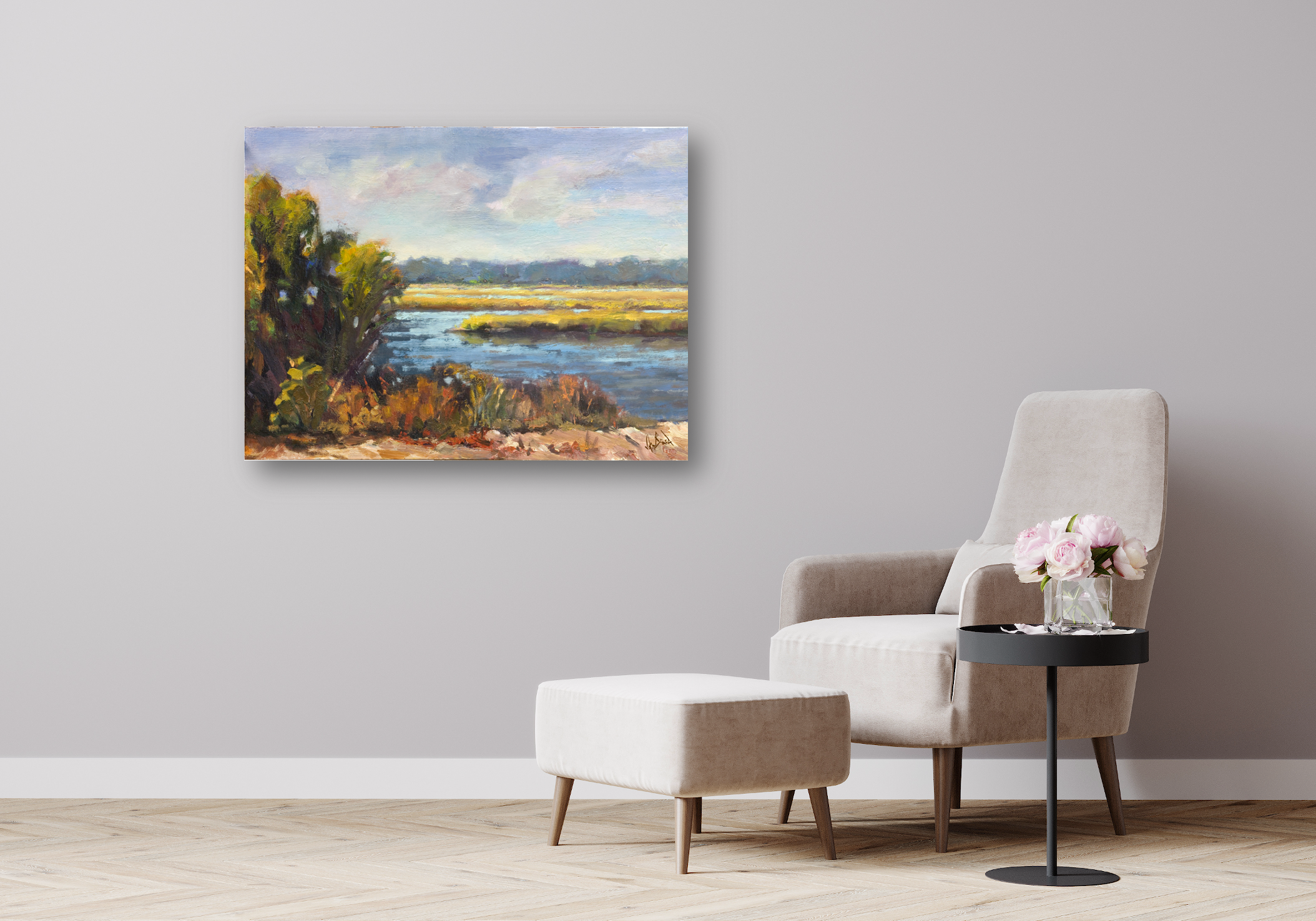 On the Way to Amelia Artist Enhanced Canvas Print by John Beard Collection - product image 2 for Resin Society