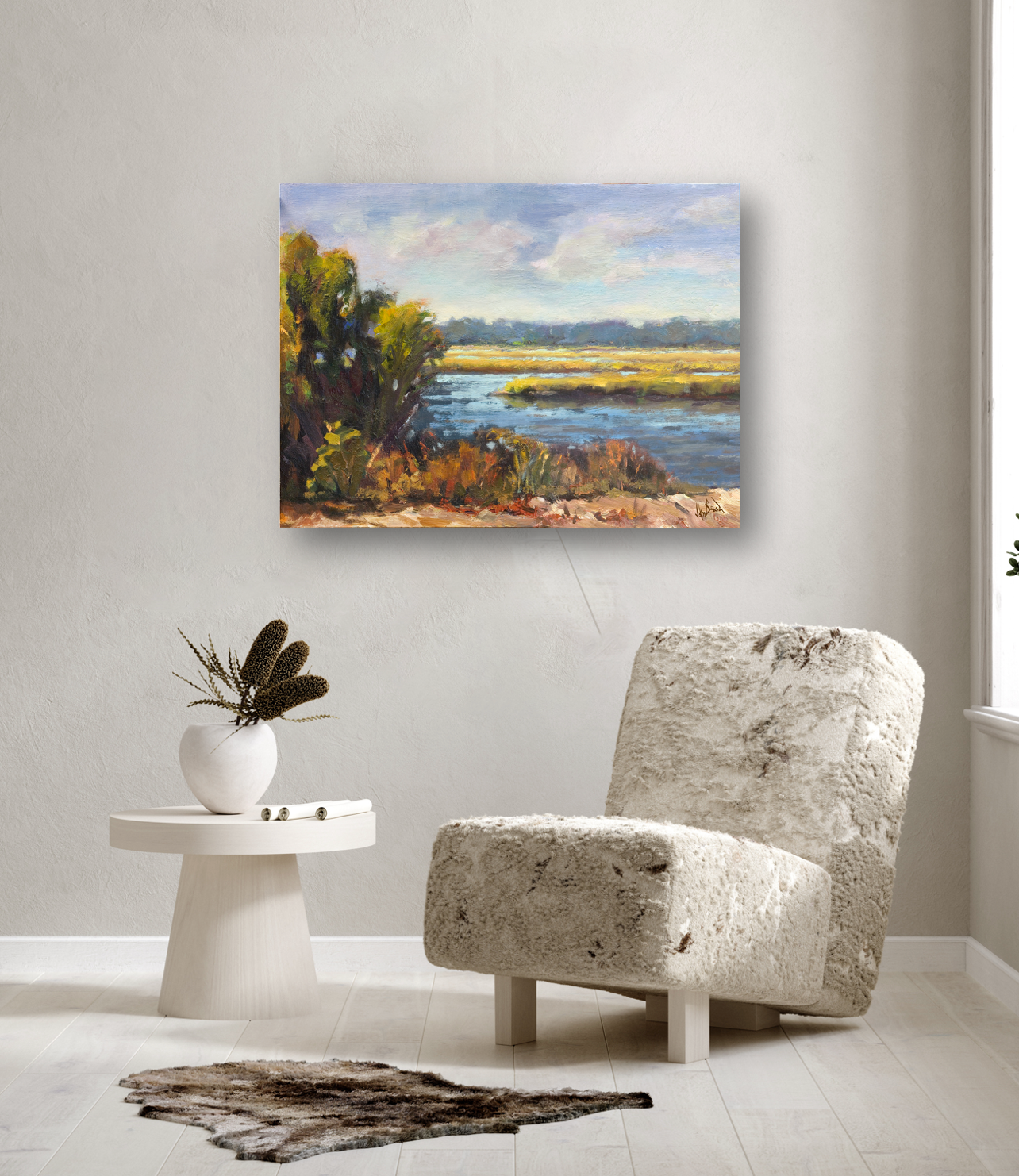 On the Way to Amelia Artist Enhanced Canvas Print by John Beard Collection - product image 3 for Resin Society