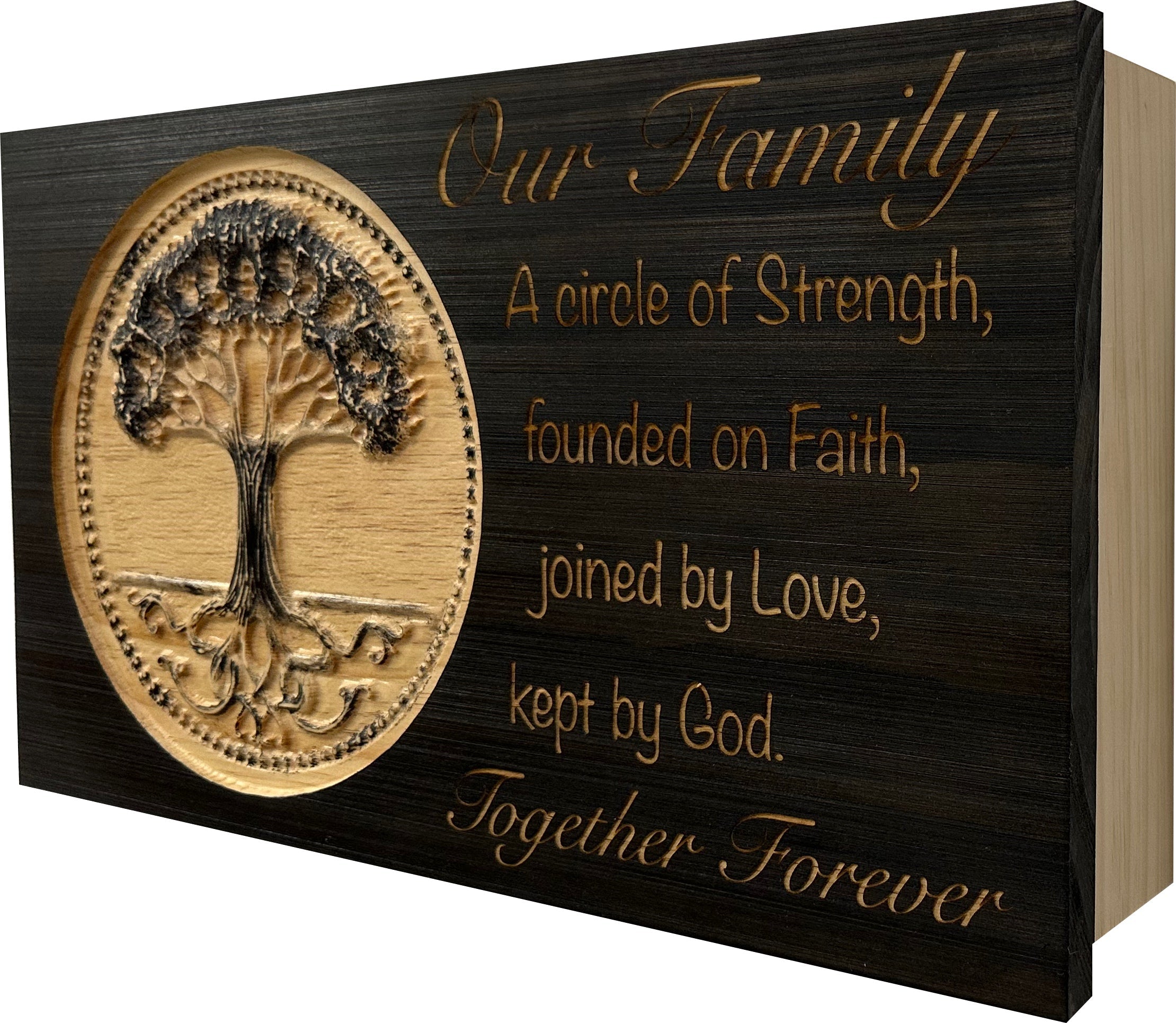 Our Family Tree Roots Wall Decoration Gun Safe by Bellewood Designs - product image 8 for Resin Society