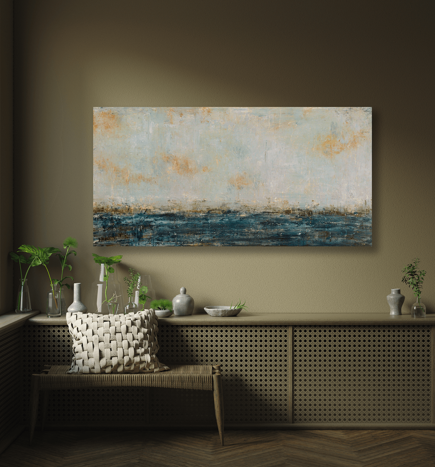 Out to Sea Artist Enhanced Canvas Print by John Beard Collection - product image 2 for Resin Society