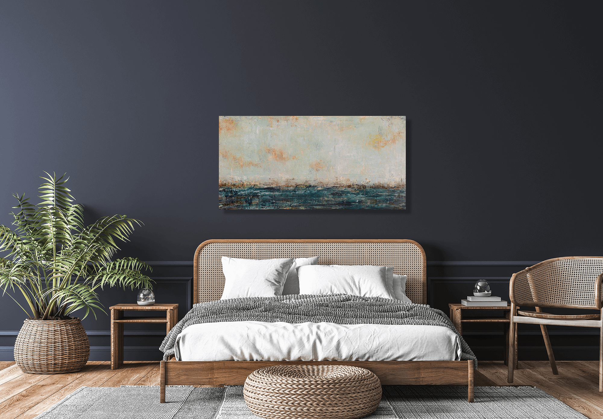 Out to Sea Artist Enhanced Canvas Print by John Beard Collection - product image 3 for Resin Society