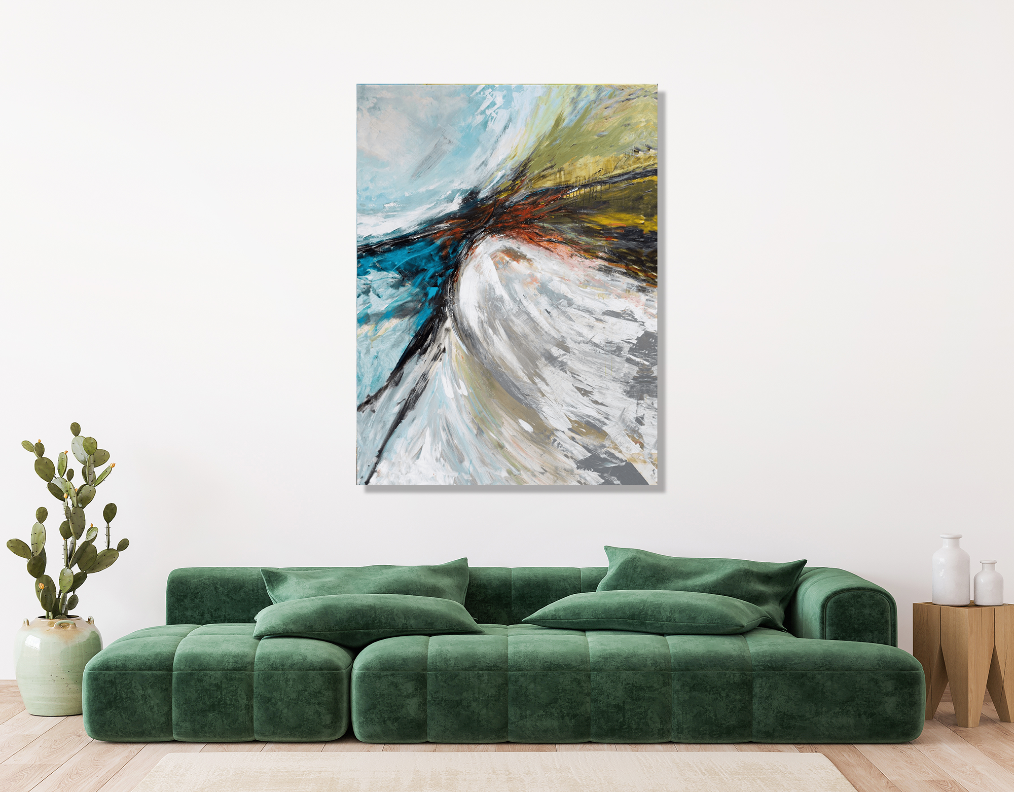 Overcurrent Artist Enhanced Canvas Print by John Beard Collection - product image 3 for Resin Society