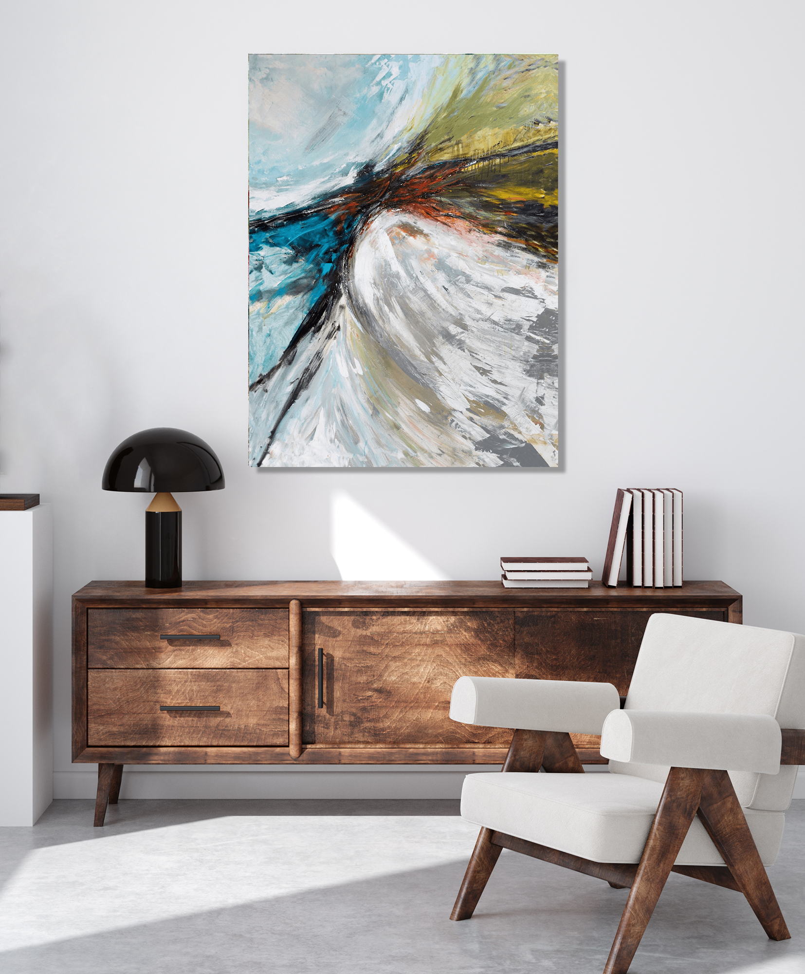 Overcurrent Artist Enhanced Canvas Print by John Beard Collection - product image 2 for Resin Society