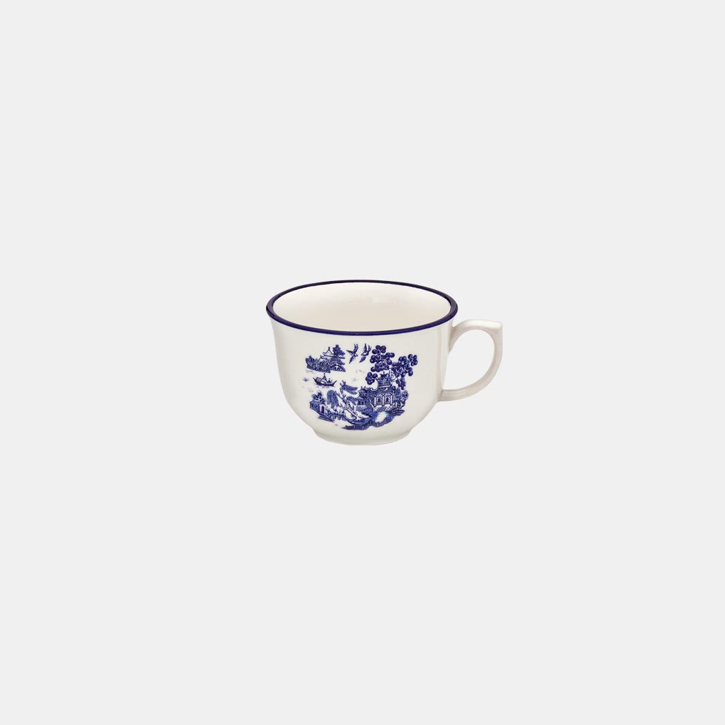 Oxford Flamingo, Blue Willow Porcelain 20 Piece Dinnerware Set, Service for 4 detail image - Resin Society