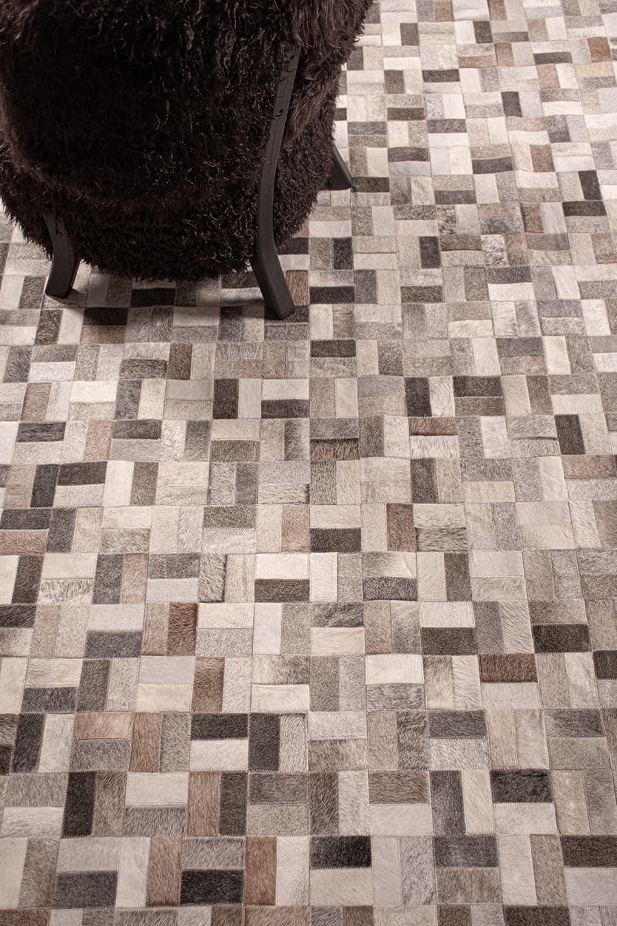 Parquet – Bespoke Cowhide Rug by Homelosophy
