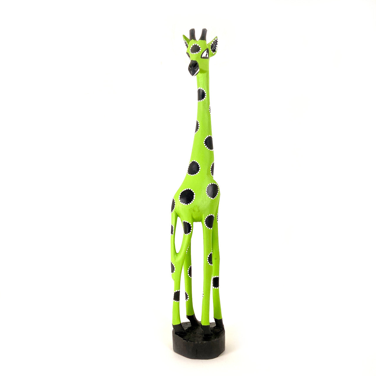Colorful Painted Wood Giraffe - 24" by Mbare Ltd - product image 13 for Resin Society